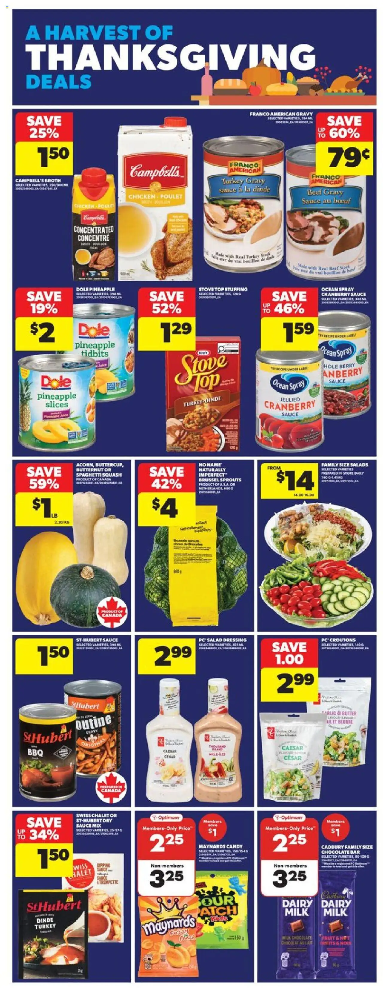 Real Canadian Superstore flyer valid from 02.10.2025 | Page: 8 | Products: Beef, Salad, Turkey, Butter