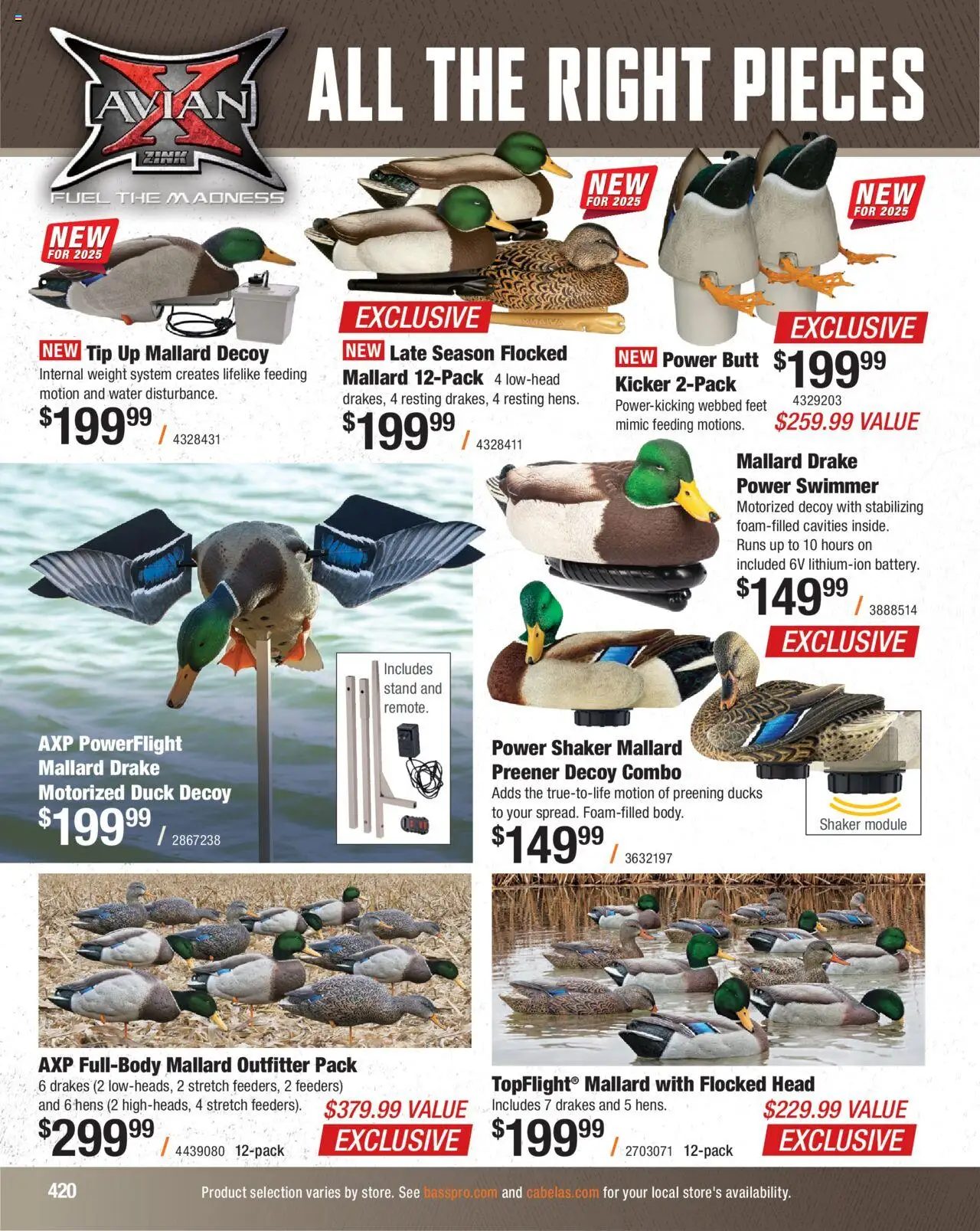 Cabela's Hunting Master 25 - valid from 11.08.2025 | Page: 420 | Products: Water, Weight