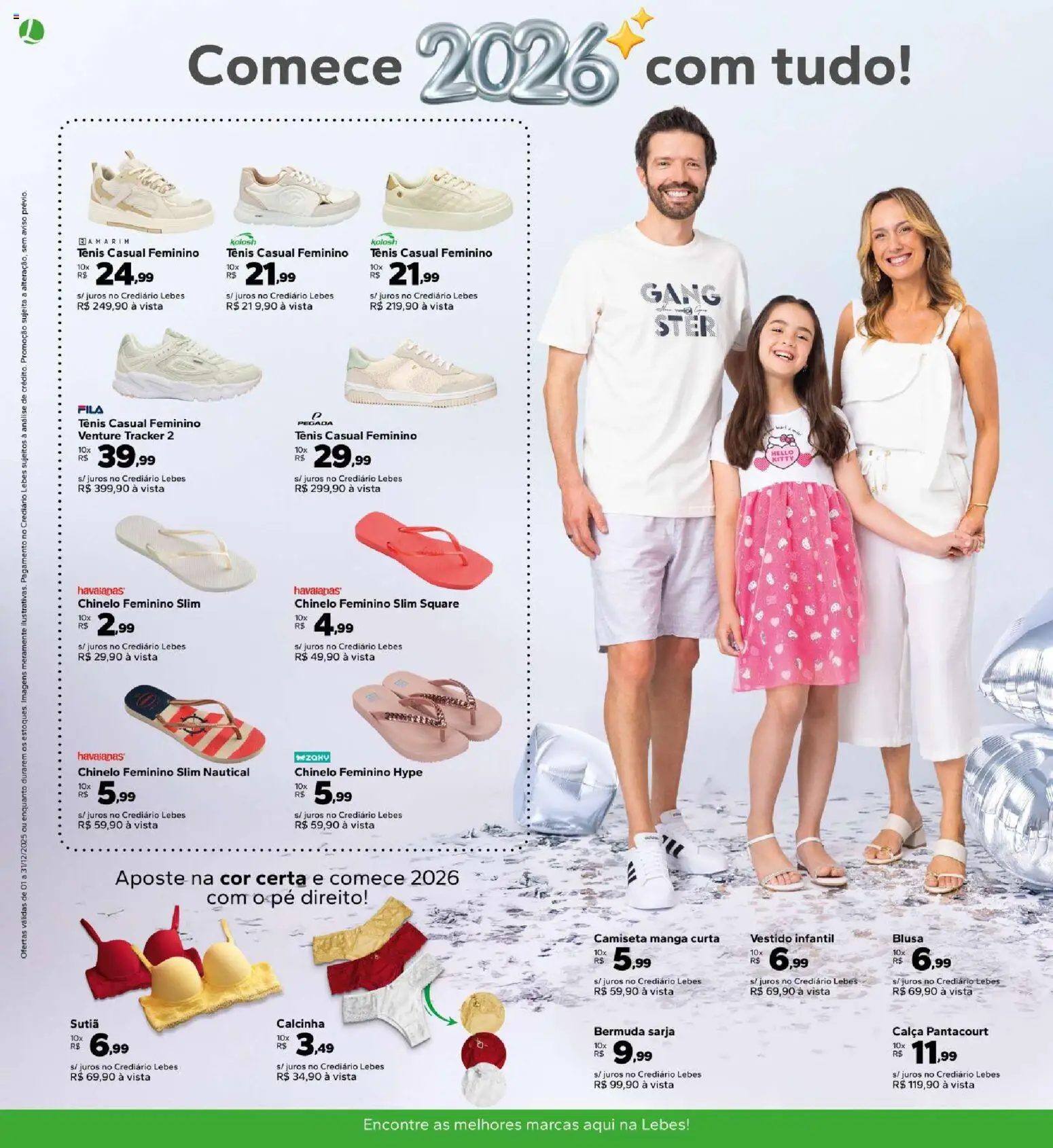 Lebes Folheto - válido de 01.12.2025 | Página: 4 | Produtos: Blusa, Calça, Sutiã, Vestido