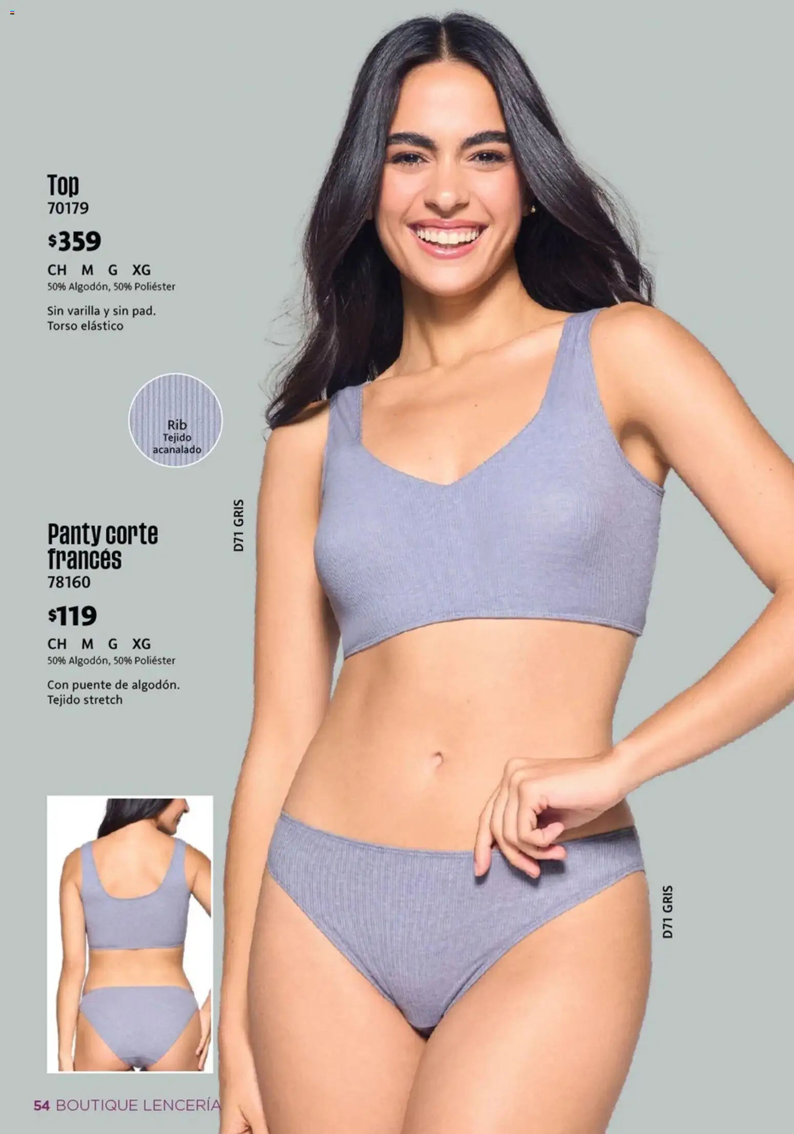 Nuevas ofertas de Ilusión válidas en toda la República Mexicana desde el 01.03.2026. ¡Encuentra las mejores ofertas en Ilusión catálogo Primavera! | Página: 56 | Productos: Lenceria