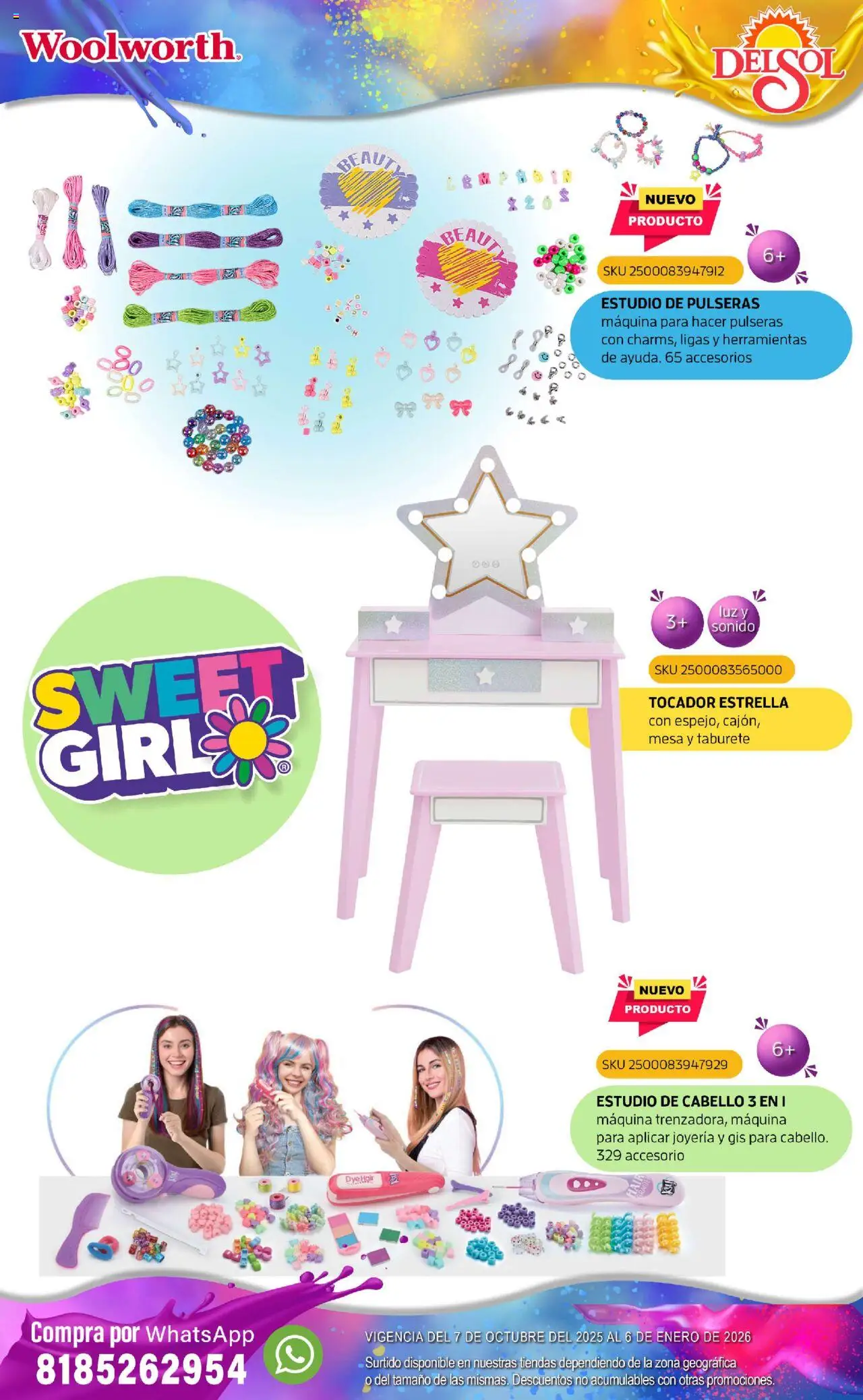 Nuevas ofertas de Del Sol y Woolworth válidas en toda la República Mexicana desde el 07.10.2025. ¡Encuentra las mejores ofertas en Del Sol y Woolworth - Catálogo Castillo Del Juguete! | Página: 88 | Productos: Mesa