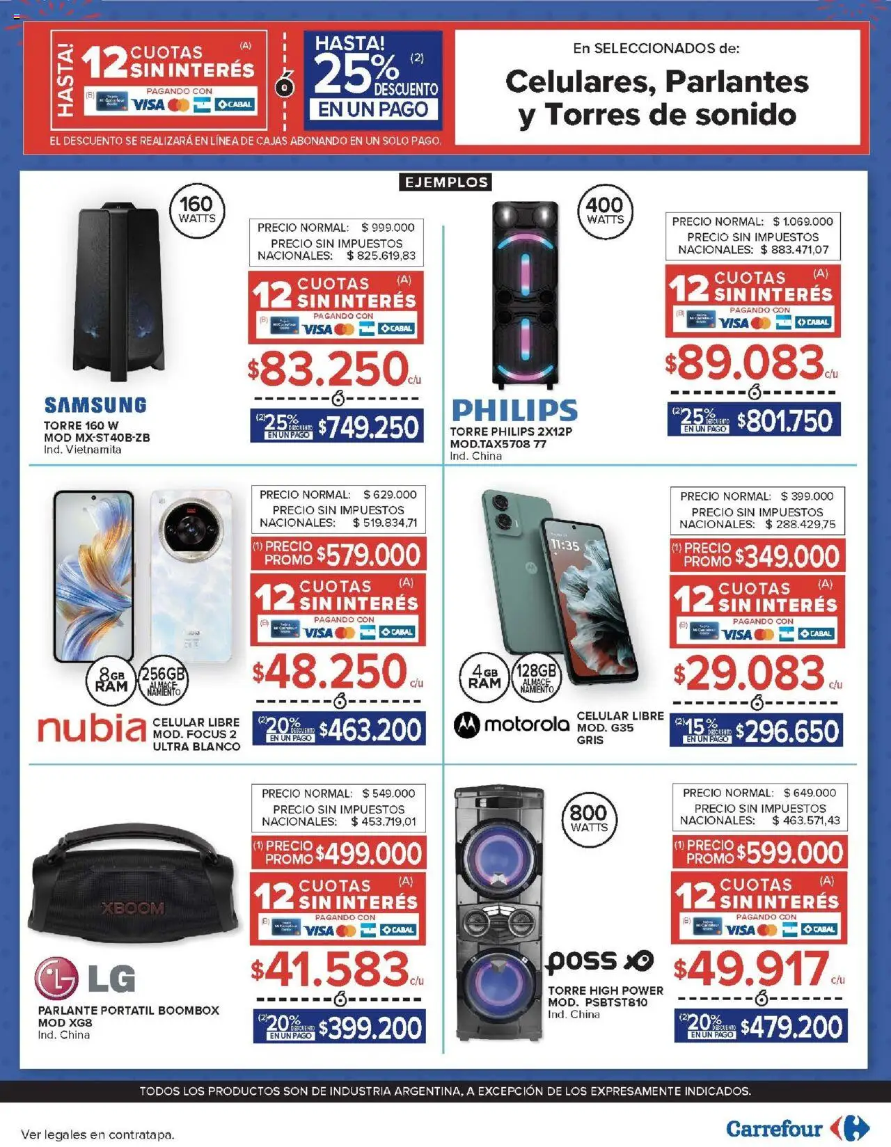 Carrefour ofertas - Córdoba │ válido desde el 14.10.2025 | Página: 26 | Productos: Parlante