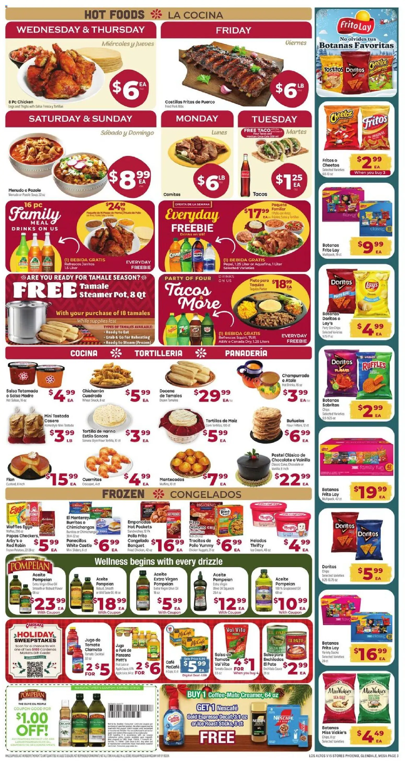 Cardenas Weekly Ad - AZ - valid from 03.12.2025 | Page: 3 | Products: Chocolate, Chips, Pc, Steamer