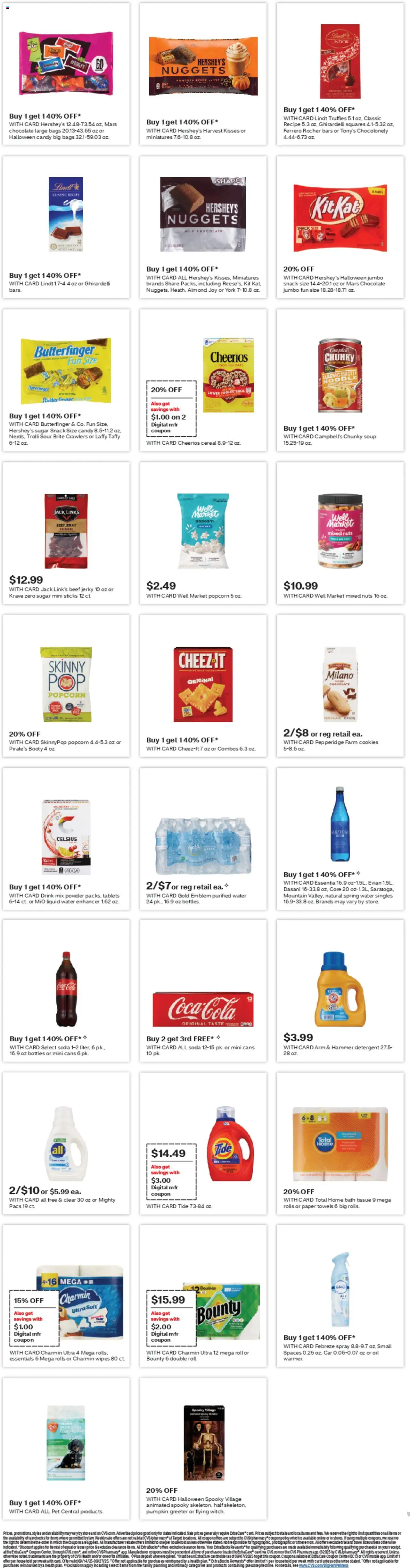 CVS Pharmacy Weekly Ad - WA - valid from 14.09.2025 | Page: 15 | Products: Milk, Butter, Nuts, Sugar