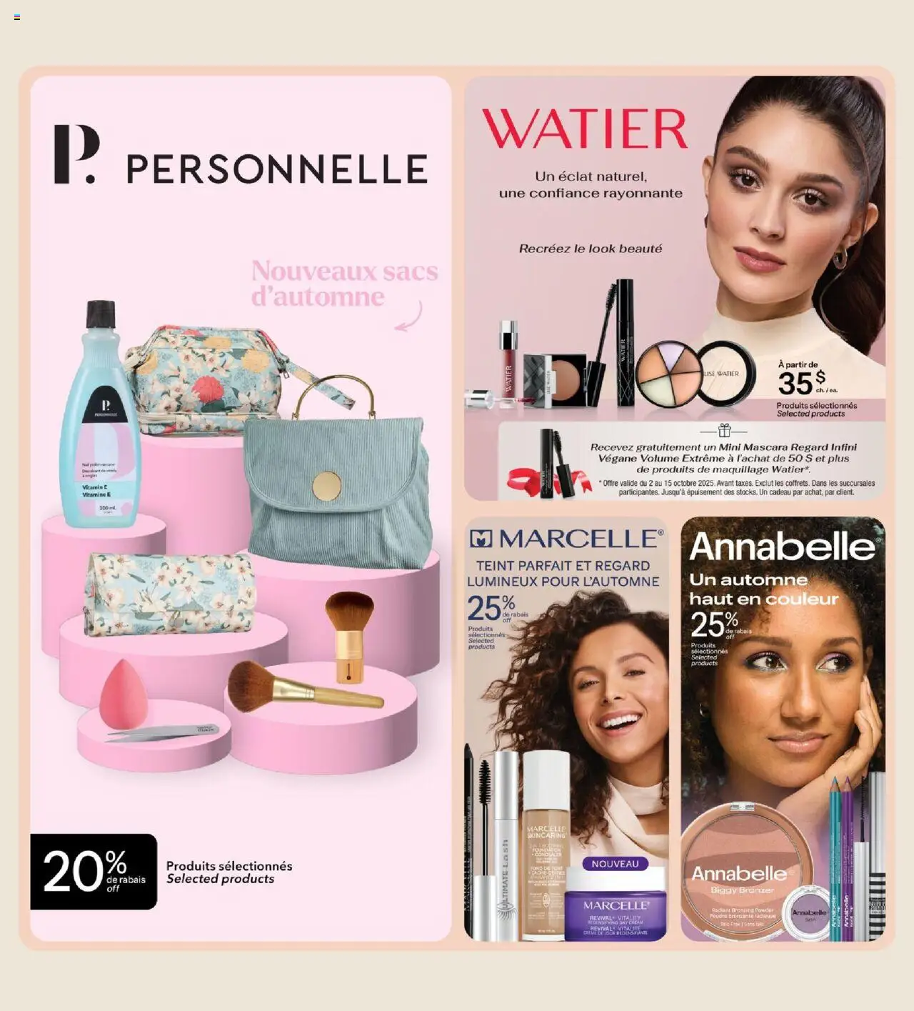 Brunet flyer valid from 02.10.2025 | Page: 2 | Products: Cream, Powder, Bronzer, Mascara