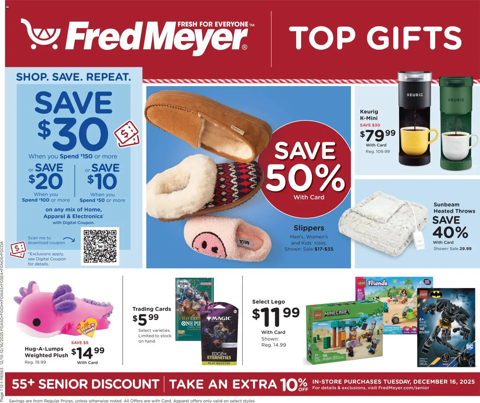 Fred Meyer Home & Apparel - valid from 10.12.2025 | Page: 1 | Products: Slippers