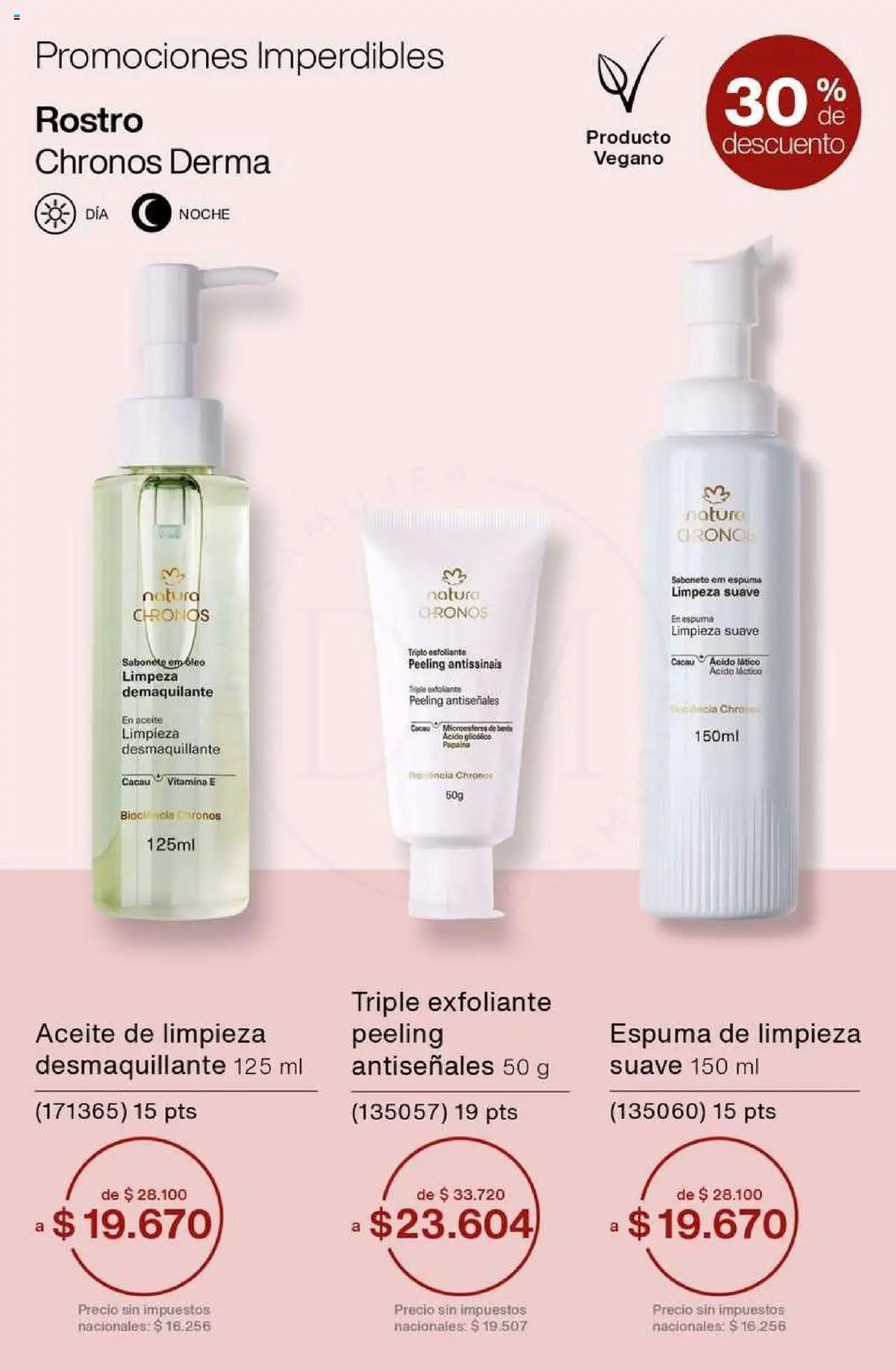 Catálogo Natura Ciclo 8 │ válido desde el 03.06.2025 | Página: 23 | Productos: Aceite, Desmaquillante, Espuma