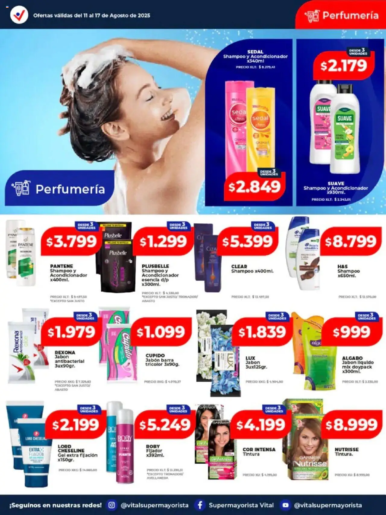 Vital ofertas │ válido desde el 11.08.2025 | Página: 2 | Productos: Tintura, Acondicionador, Fijador, Jabón