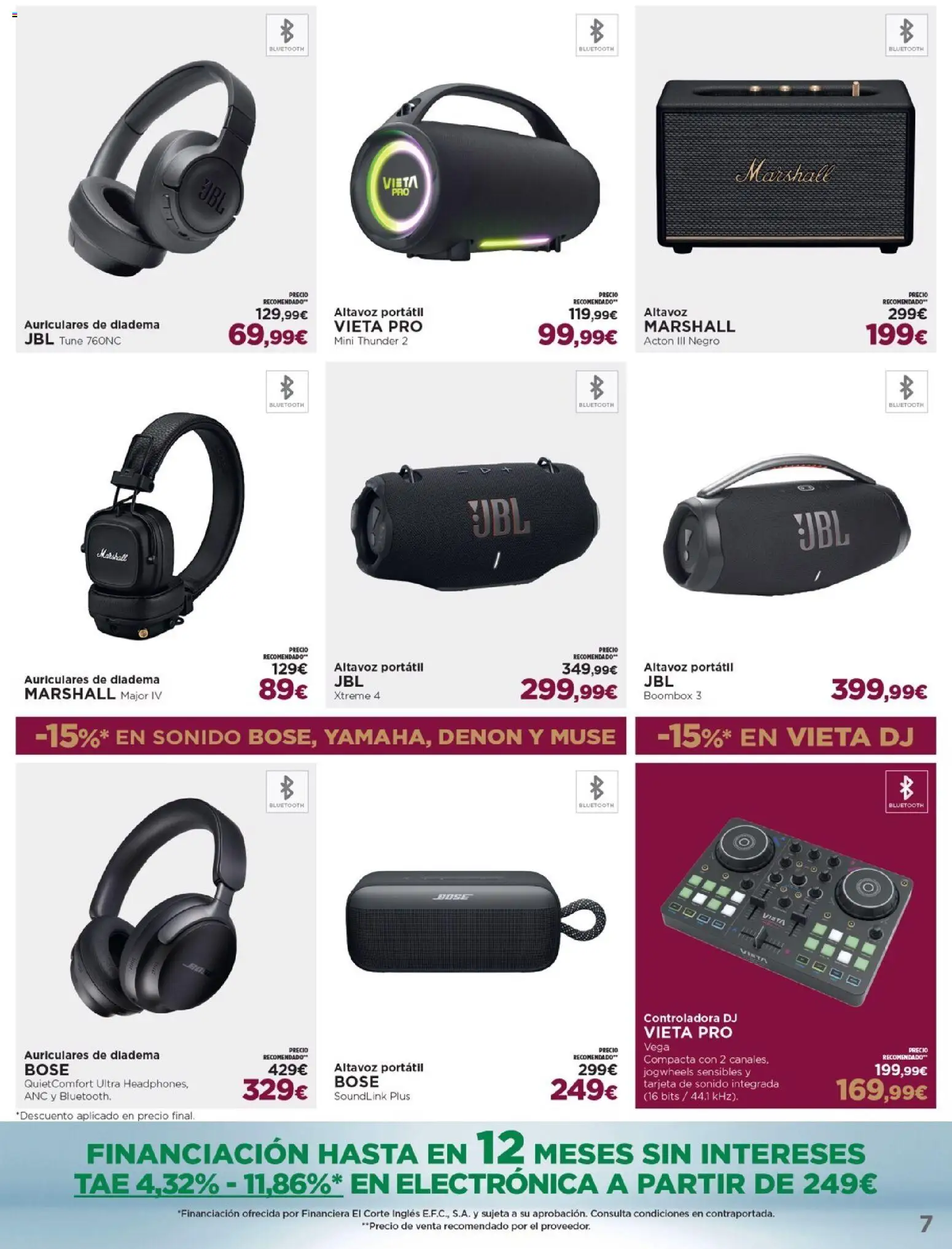 Nuevas ofertas de El Corte Inglés válidas en toda la República Mexicana desde el 16.12.2025. ¡Encuentra las mejores ofertas en El Corte Inglés catálogo Ofertas que ilusionan! | Página: 7