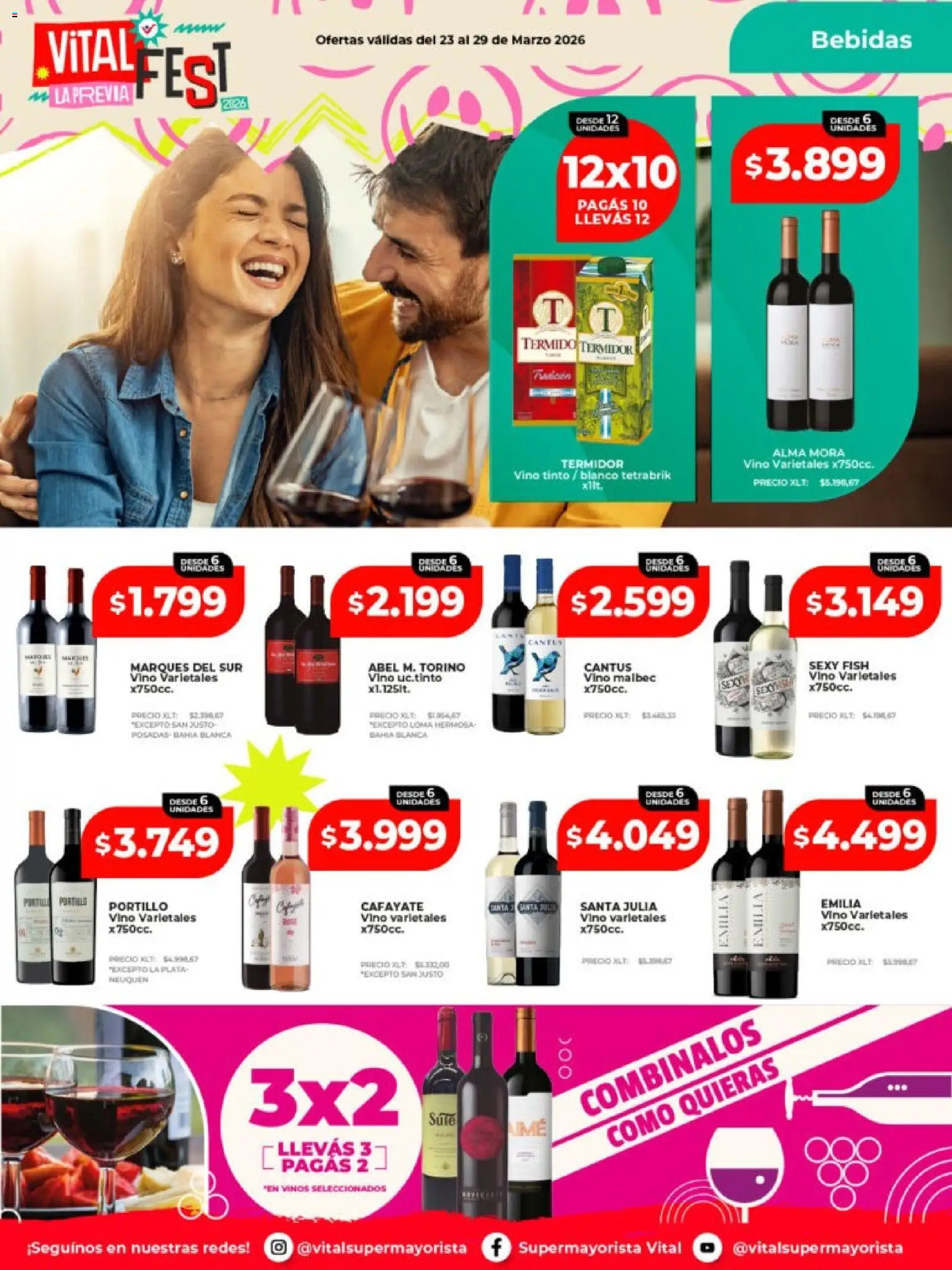 Vital - Ofertas - Posadas │ válido desde el 23.03.2026 | Página: 19 | Productos: Vino