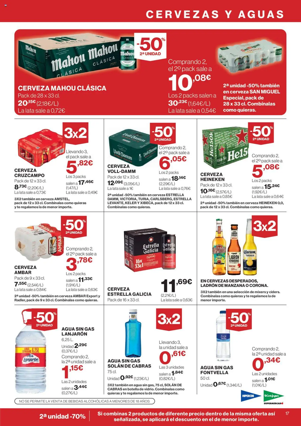 Nuevas ofertas de El Corte Inglés válidas en toda la República Mexicana desde el 14.08.2025. ¡Encuentra las mejores ofertas en El Corte Inglés - Catálogo Nuestros Mejores Precios! | Página: 19 | Productos: Manzana, Agua, Manzanas, Té