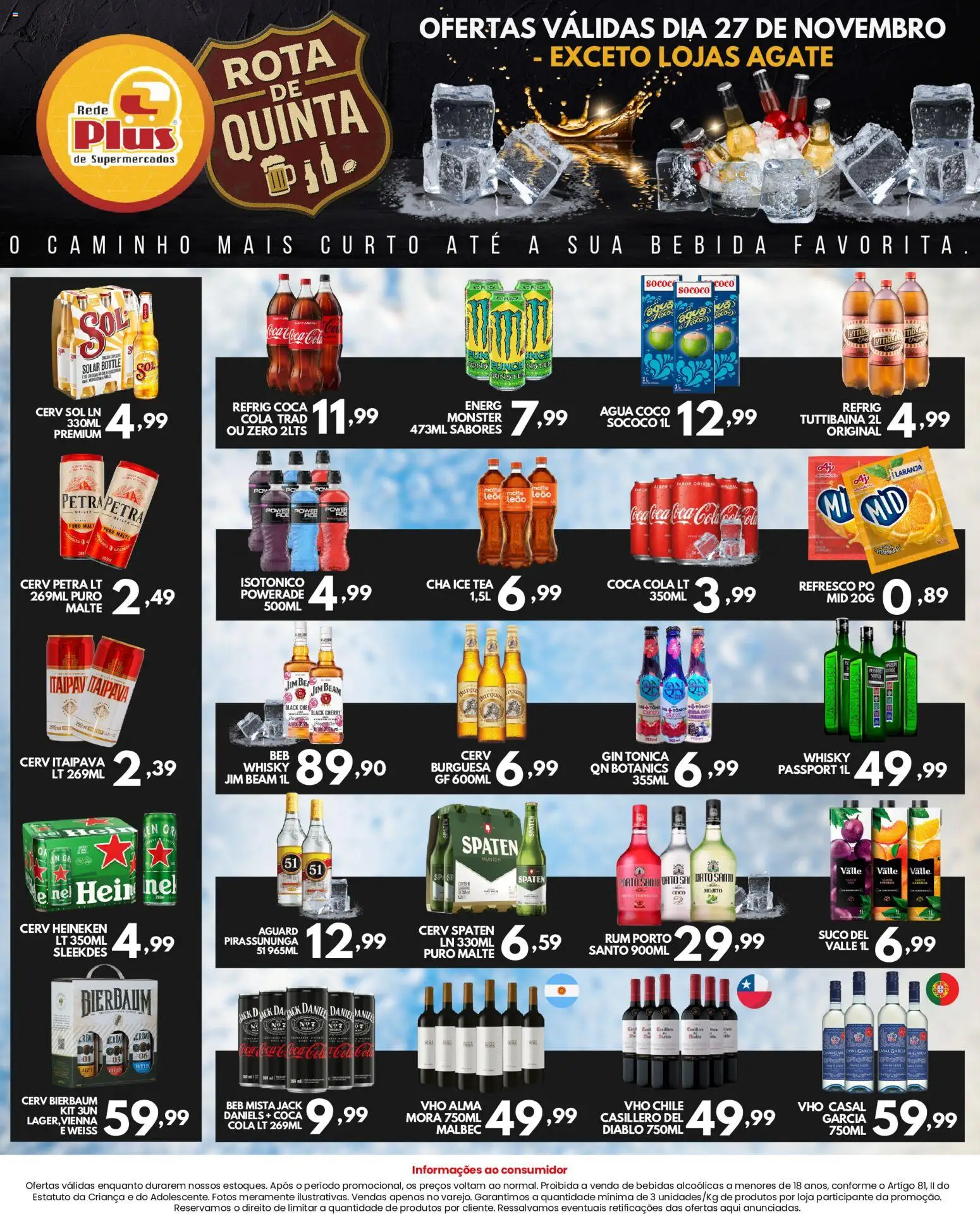 Rede Plus Supermercados Folheto - válido de 26.11.2025 | Página: 4 | Produtos: Pó, Refresco, Ice tea, Heineken