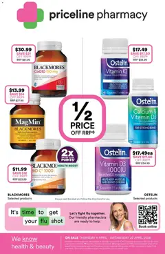 Preview of Priceline Pharmacy catalogue  - valid from 09.04.2026 | Page: 32 | Products: Tablets, Vitamin