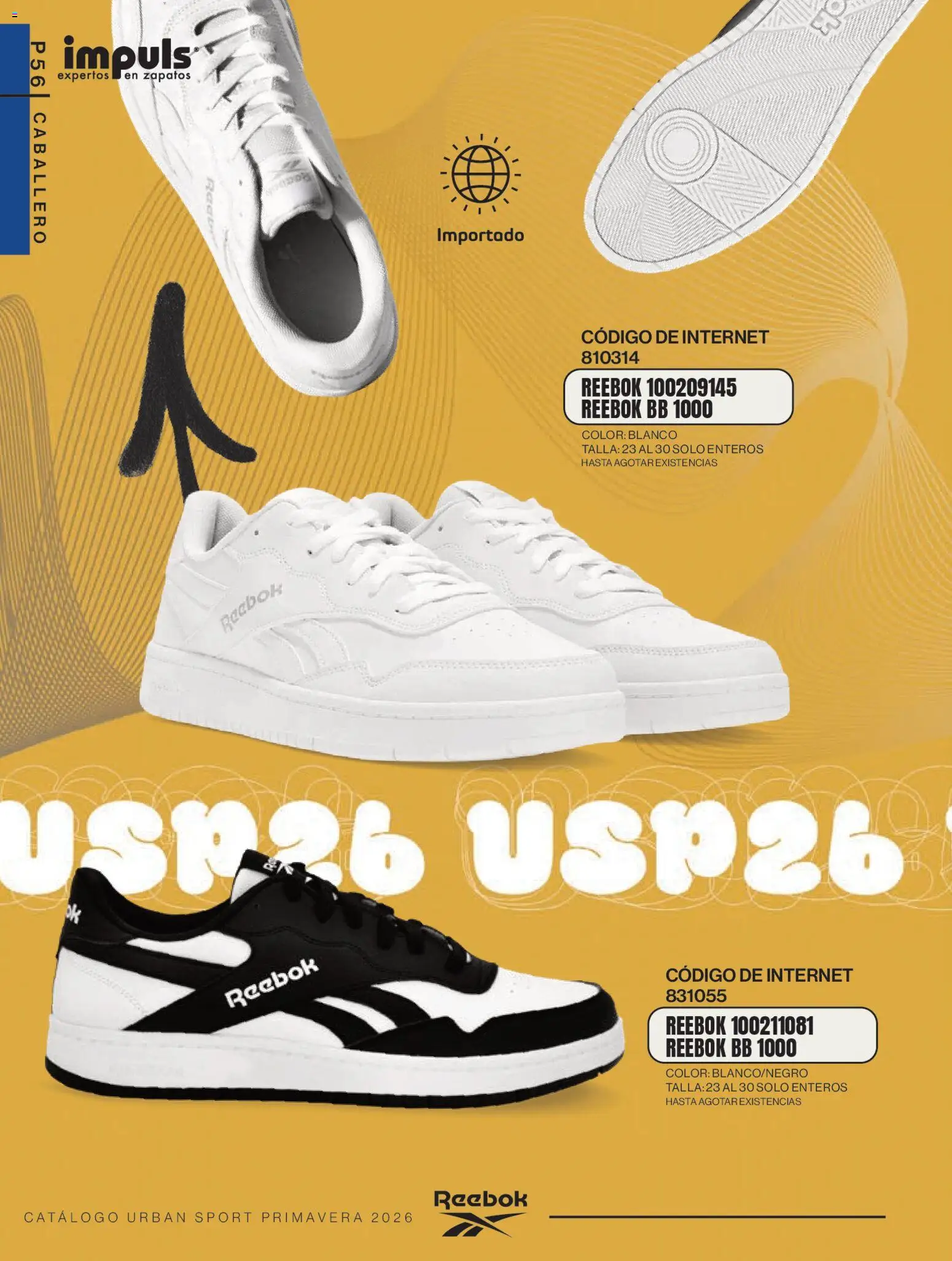 Nuevas ofertas de Impuls válidas en toda la República Mexicana desde el 01.03.2026. ¡Encuentra las mejores ofertas en Impuls catálogo Urban Sport! | Página: 58 | Productos: Zapatos