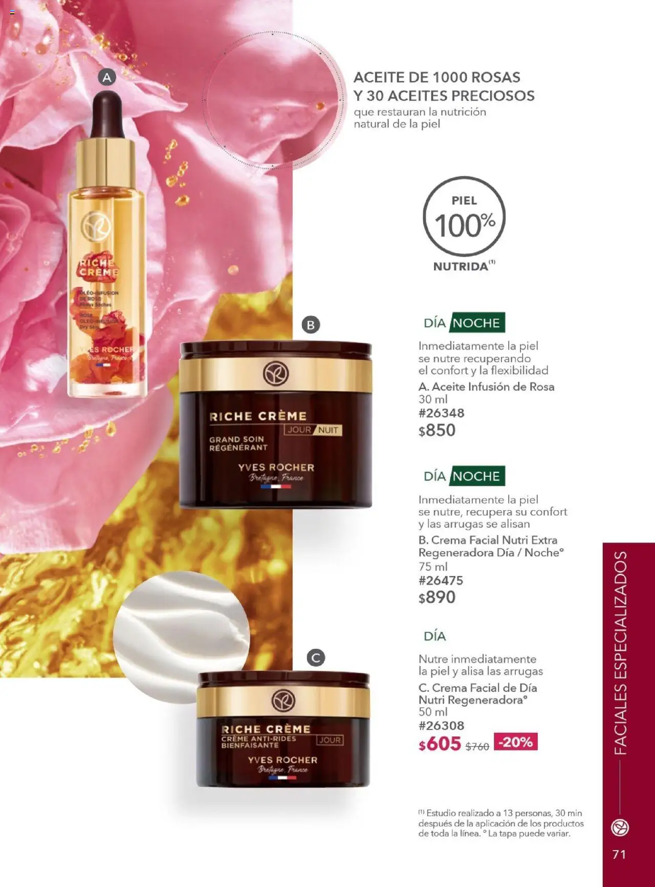 Nuevas ofertas de Yves Rocher válidas en toda la República Mexicana desde el 28.10.2025. ¡Encuentra las mejores ofertas en Yves Rocher - Campaña 15 2025! | Página: 73 | Productos: Crema, Aceite