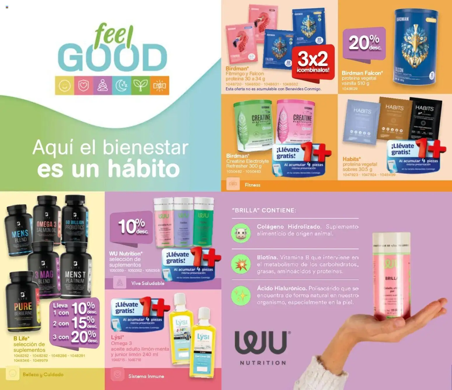 Nuevas ofertas de Farmacia Benavides válidas en toda la República Mexicana desde el 01.11.2025. ¡Encuentra las mejores ofertas en Farmacia Benavides catálogo! | Página: 6 | Productos: Limón, Aceite