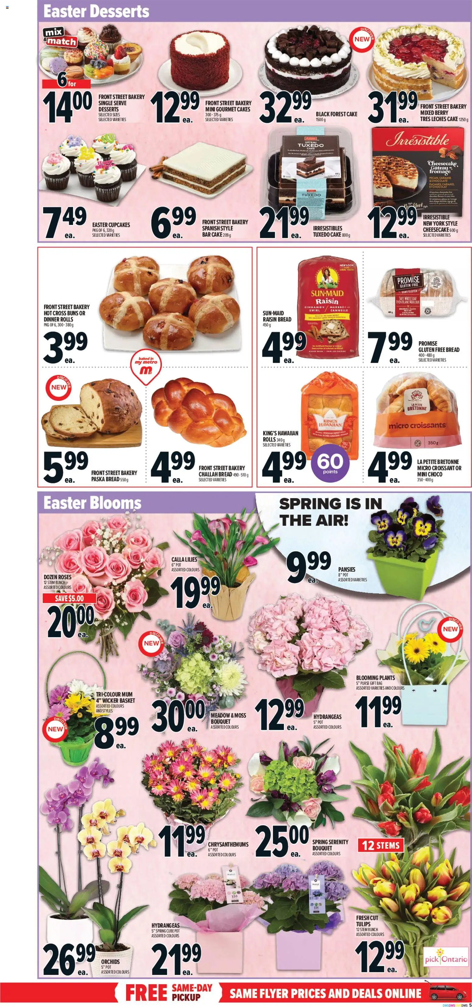 Metro flyer valid from 02.04.2026 | Page: 14 | Products: Bag, Basket, Bread, Chocolate