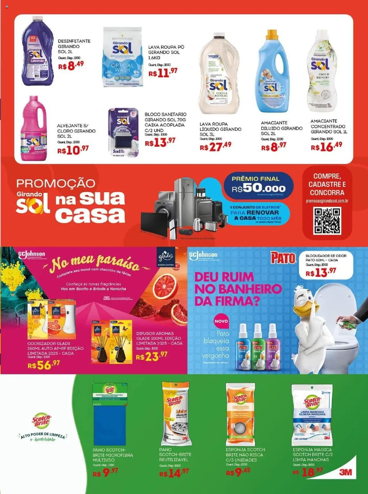 Bistek Supermercados Folheto - válido de 24.09.2025 | Página: 13 | Produtos: Pó, Esponja, Roupas, Amaciante
