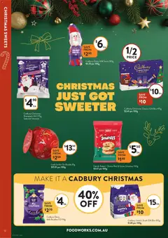 Preview of Foodworks Black Friday - valid from 26.11.2025 | Page: 12 | Products: Box, Milk, Dairy, Chocolate