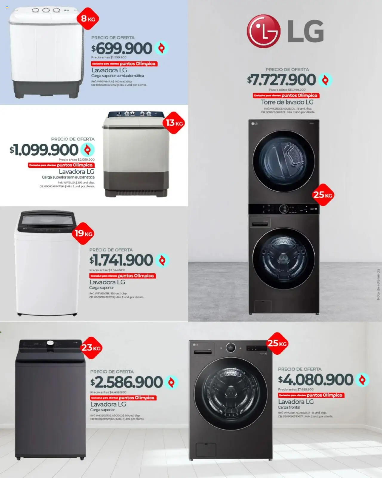 Olímpica revista - valida desde el 15.10.2025 | Página: 7 | Productos: Lavadora