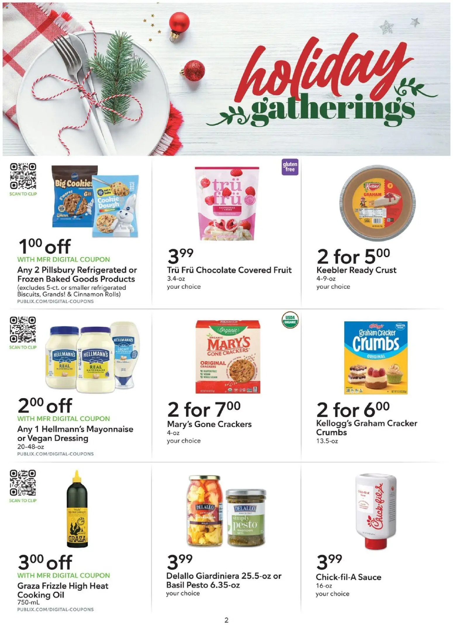 Publix Extra Savings - valid from 13.12.2025 | Page: 2 | Products: Clip, Oil, Mayonnaise, Sauce