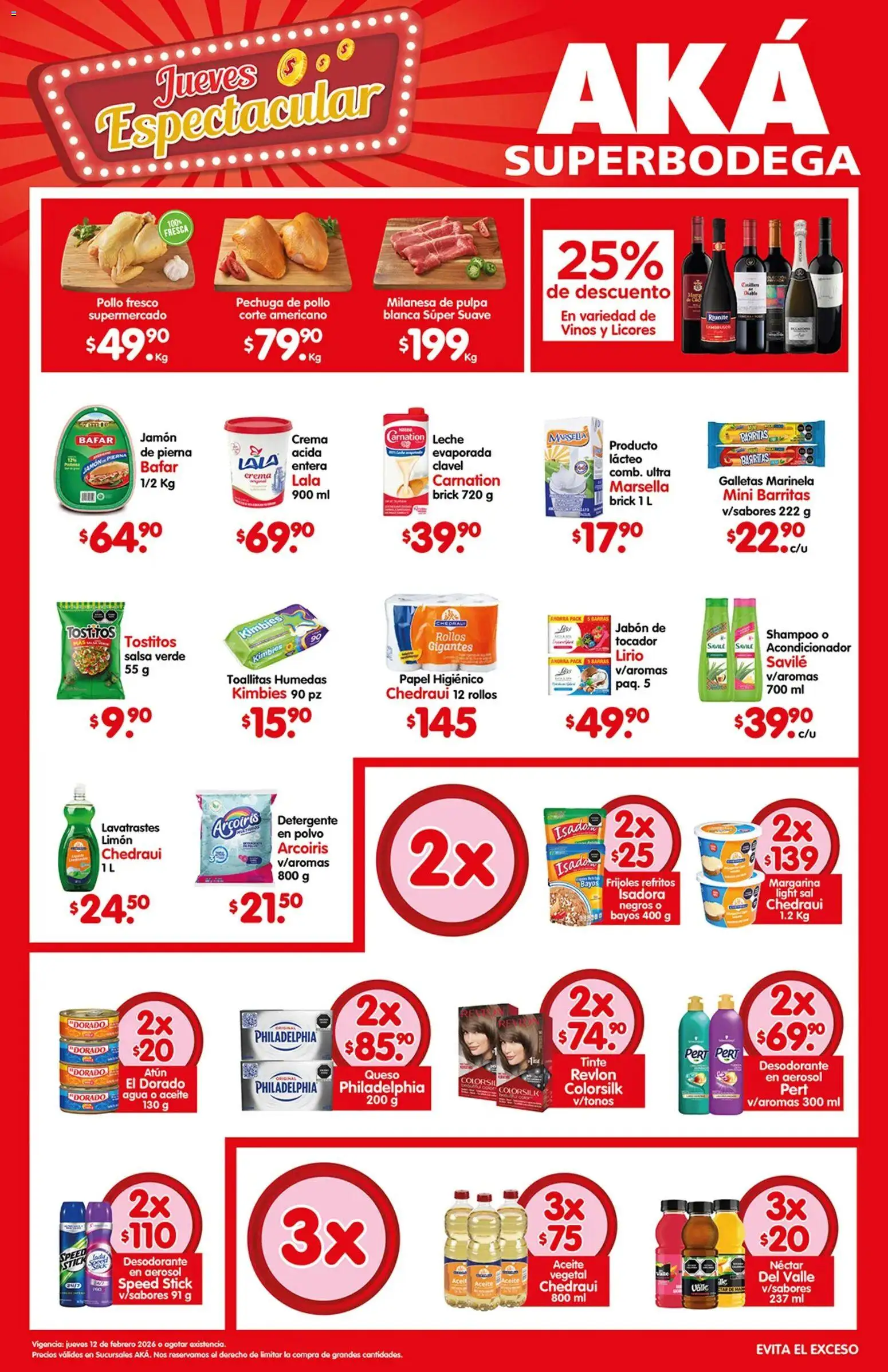 Nuevas ofertas de Arteli válidas en toda la República Mexicana desde el 12.02.2026. ¡Encuentra las mejores ofertas en Arteli folleto Aká Super Bodega ! | Página: 1 | Productos: Crema, Aceite, Galletas, Polvo