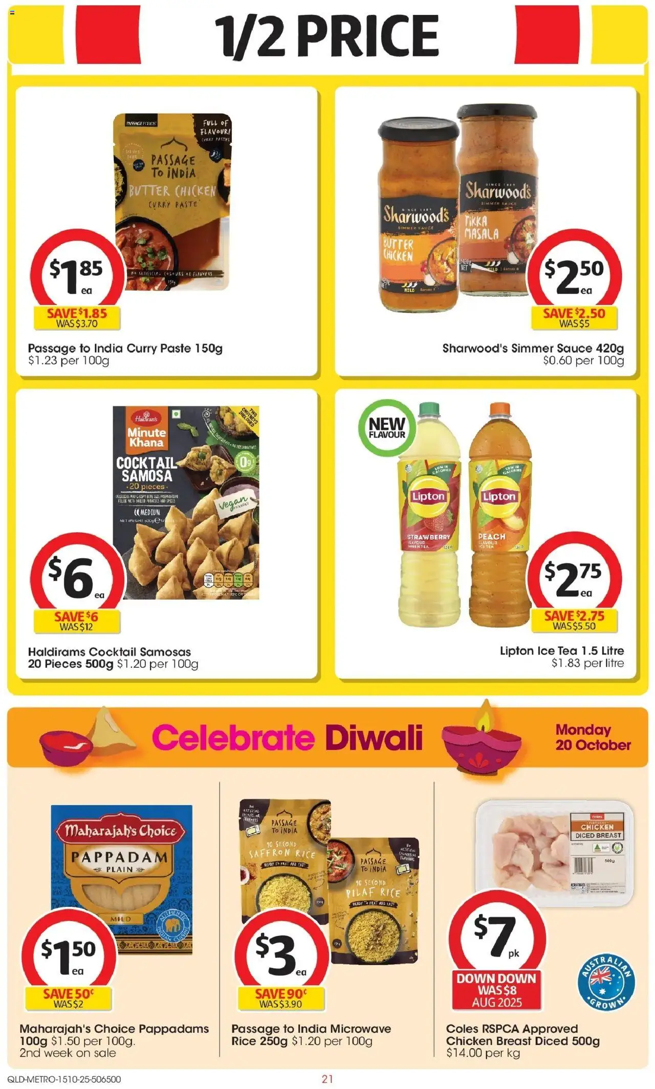 Coles catalogue - valid from 15.10.2025 | Page: 21 | Products: Rice, Tea, Potatoes, Microwave