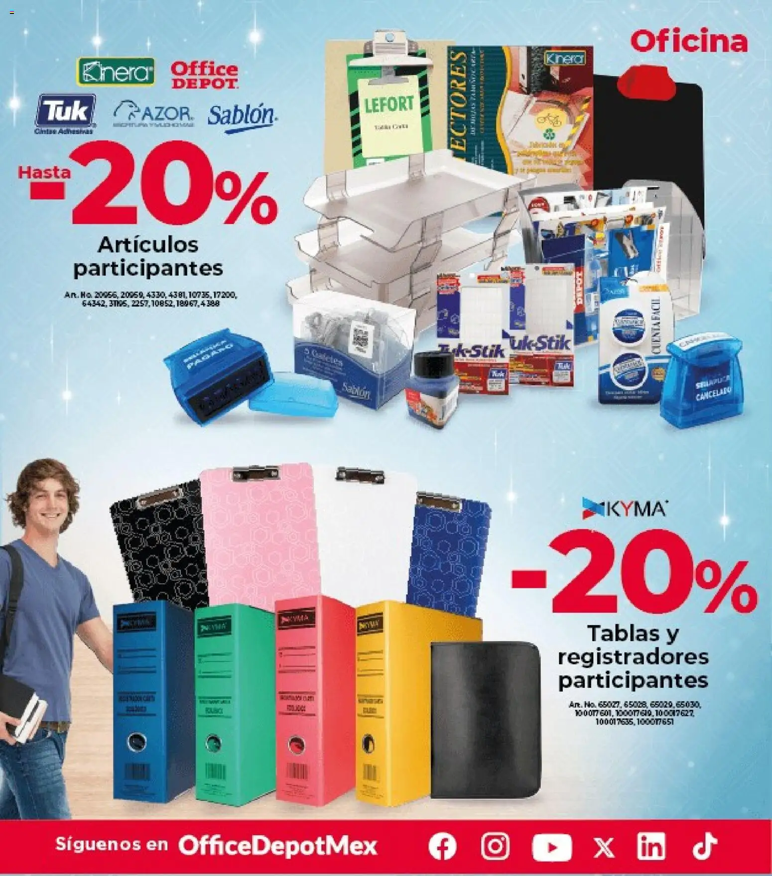Nuevas ofertas de Office Depot válidas en toda la República Mexicana desde el 01.11.2025. ¡Encuentra las mejores ofertas en Office Depot catálogo! | Página: 6