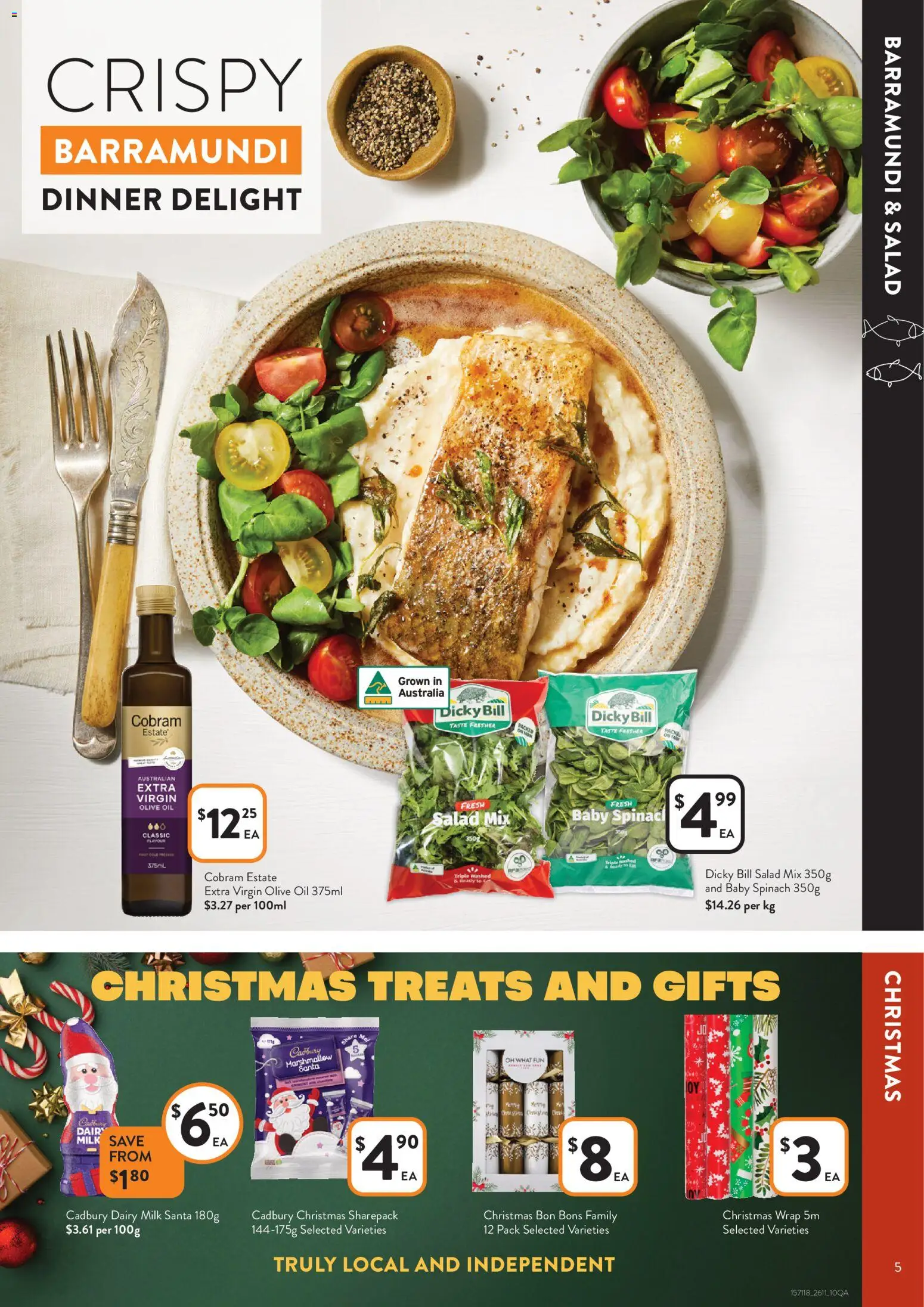 Foodworks catalogue - valid from 26.11.2025 | Page: 5 | Products: Milk, Dairy, Oil, Salad
