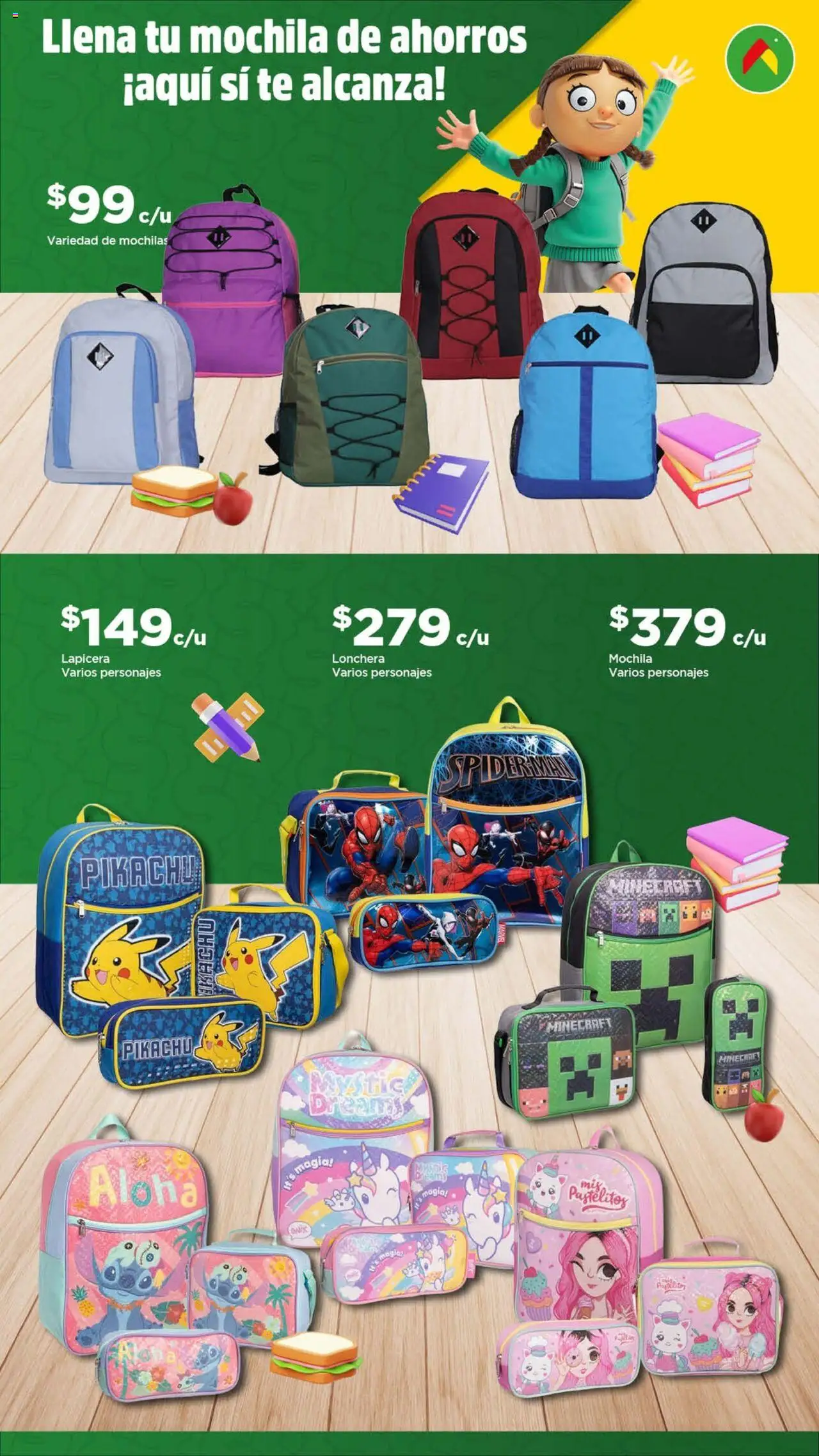 Nuevas ofertas de Bodega Aurrerá válidas en toda la República Mexicana desde el 14.08.2025. ¡Encuentra las mejores ofertas en Bodega Aurrerá - Folleto - Ahorra mucho más este regreso a clases! | Página: 5 | Productos: Mochila, Té
