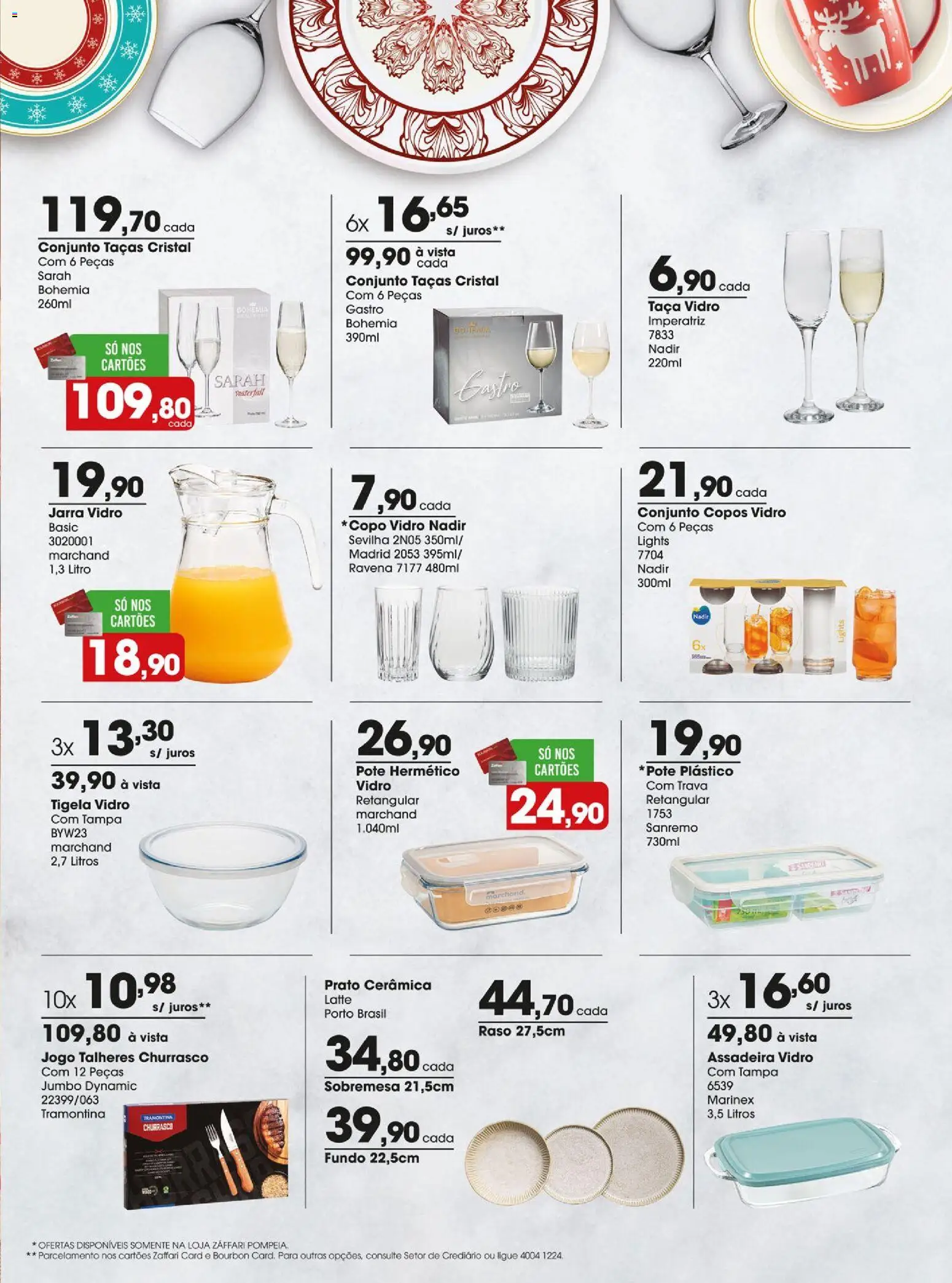Zaffari Folheto - válido de 02.12.2025 | Página: 27 | Produtos: Taças, Jarra, Assadeira, Tigela