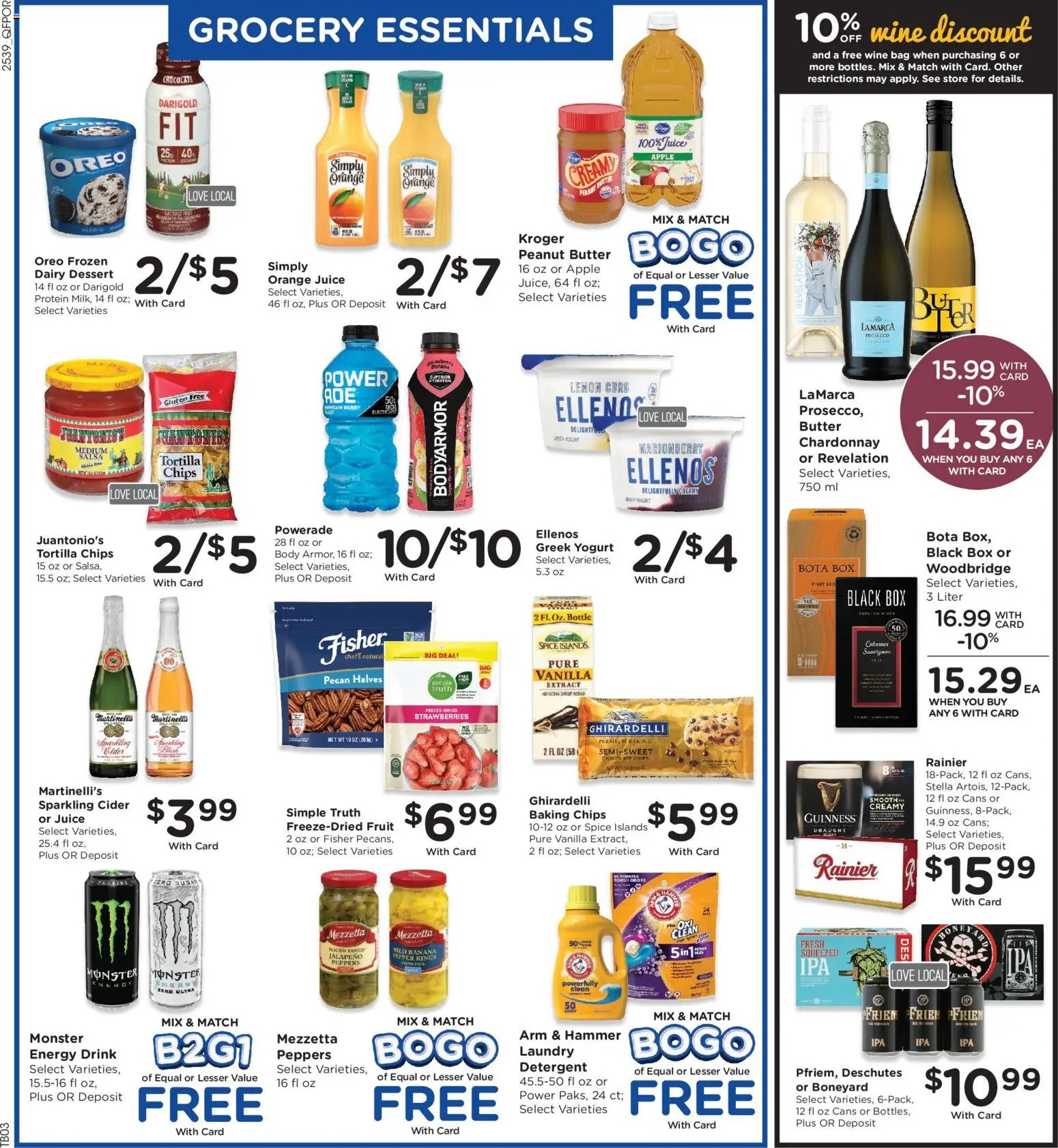 QFC Weekly Ad - OR - valid from 29.10.2025 | Page: 6 | Products: Yogurt, Detergent, Strawberries, Sugar