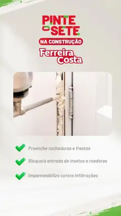 Ferreira Costa - Ofertas atuais - Pré-Visualização do folheto da loja Ferreira Costa, válido de 16.09.2025