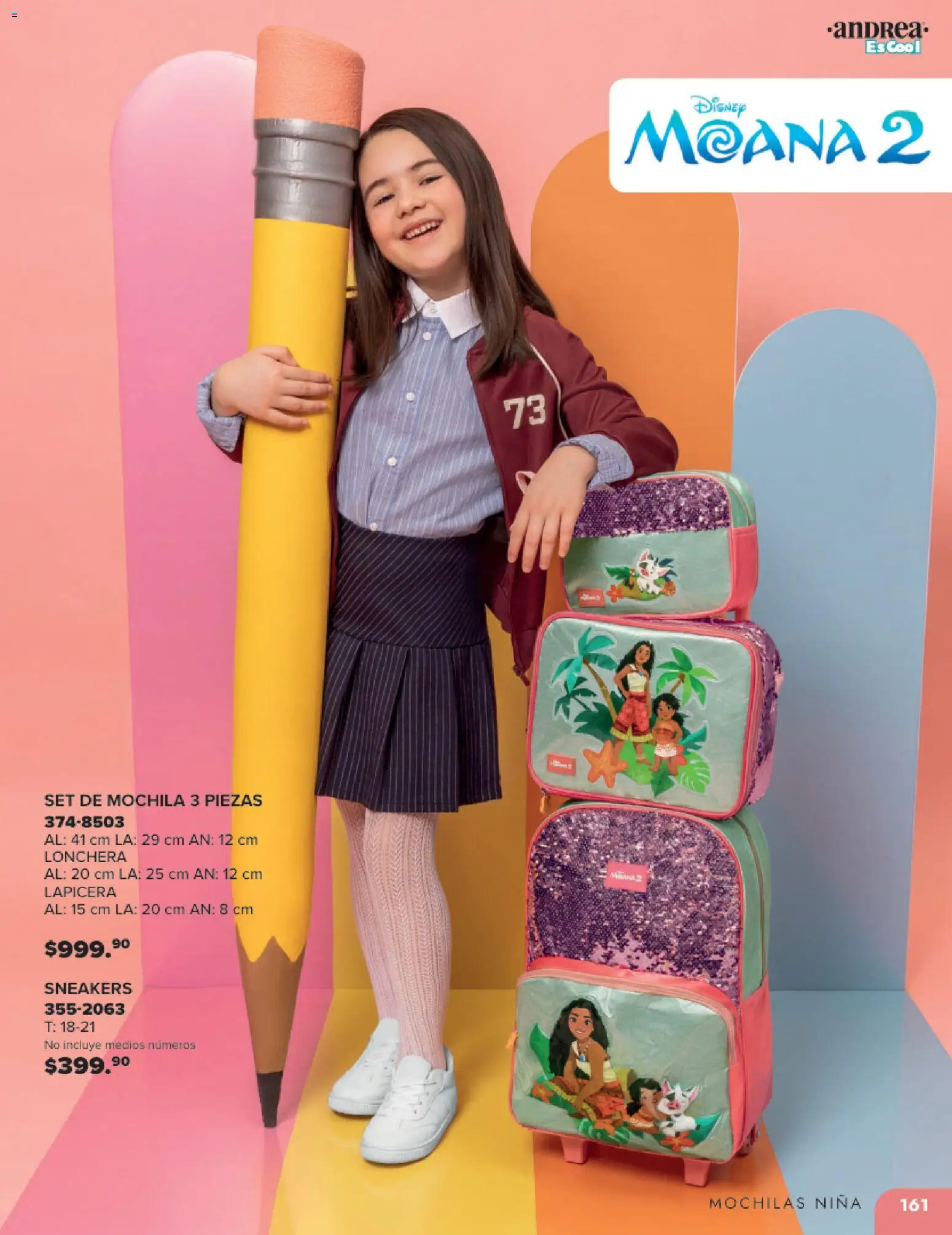Nuevas ofertas de Andrea válidas en toda la República Mexicana desde el 25.05.2025. ¡Encuentra las mejores ofertas en Andrea catálogo Colegial ! | Página: 161 | Productos: Mochila
