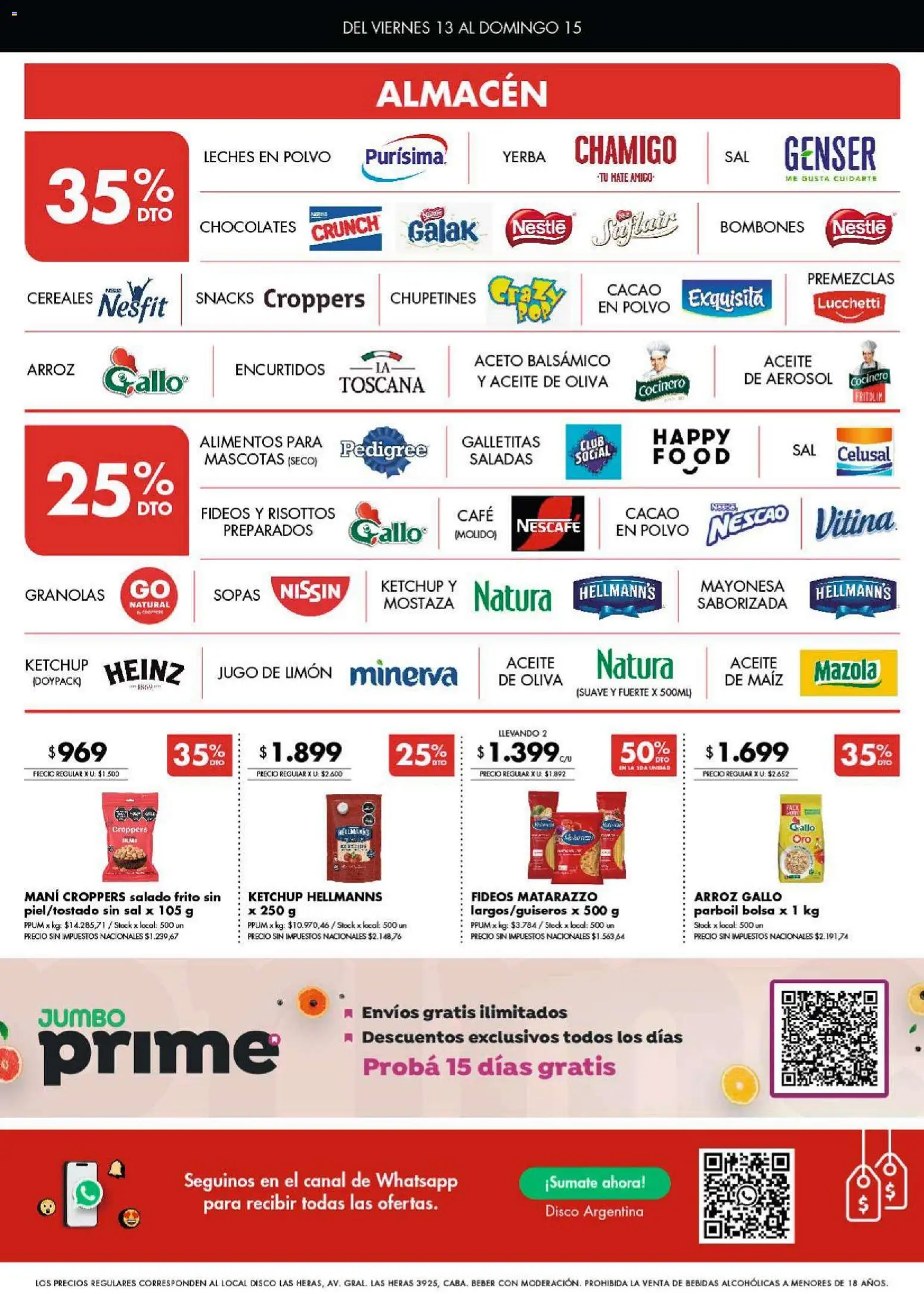 Disco - Ofertas | Córdoba │ válido desde el 12.03.2026 | Página: 3 | Productos: Aceto, Mani, Jugo, Cacao