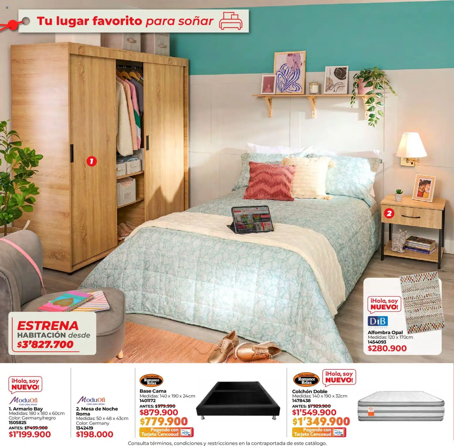 Easy revista - valida desde el 15.01.2026 | Página: 10 | Productos: Cama, Colchón, Mesa, Alfombra