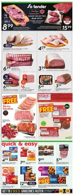 Preview of Sobeys flyer - NS from shop Sobeys valid from 27.11.2025 | Page: 6 | Products: Turkey, Oven, Chicken, Pork