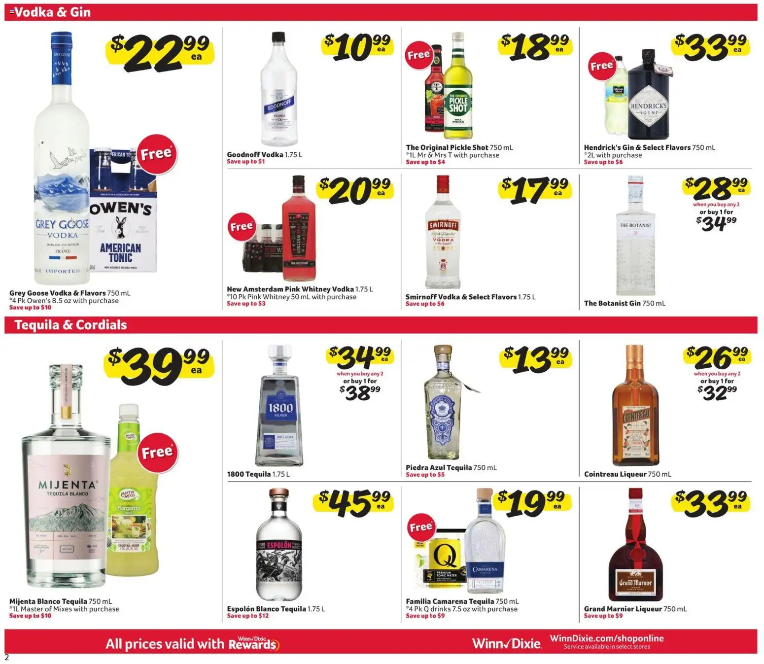 Winn Dixie Alcohol Flyer - valid from 02.02.2026 | Page: 3