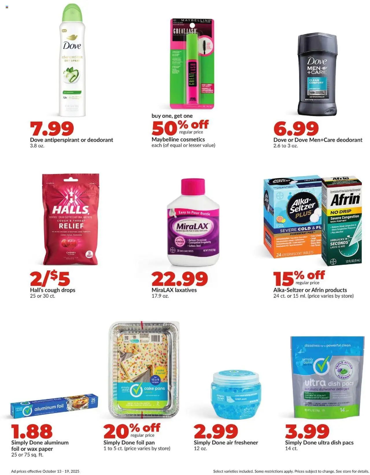 HyVee Weekly Ad - valid from 13.10.2025 | Page: 33 | Products: Pump, Pan, Deodorant, Detergent