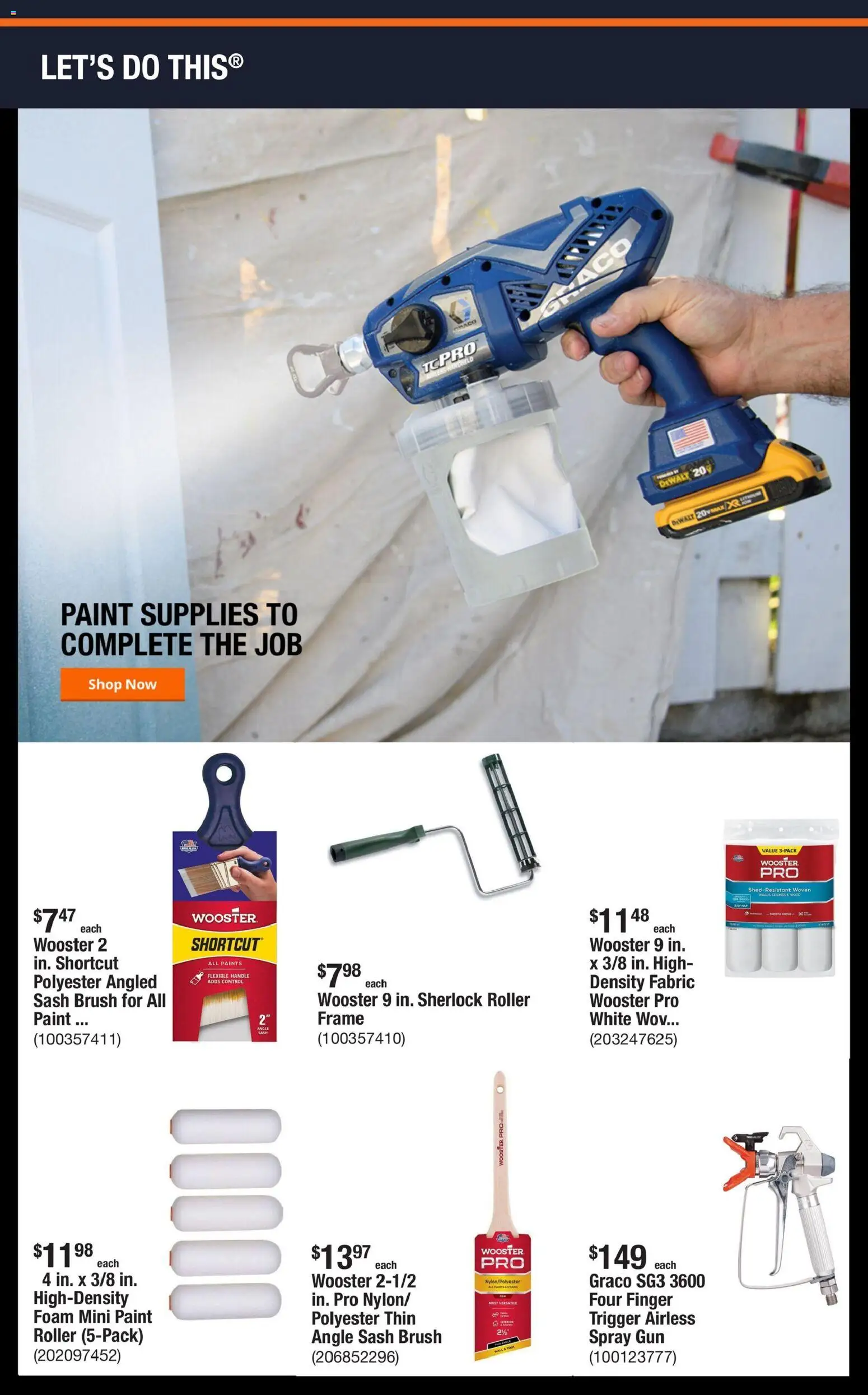 Home Depot Shop Pro Ad - NC - valid from 29.12.2025 | Page: 3 | Products: Brush, Gun