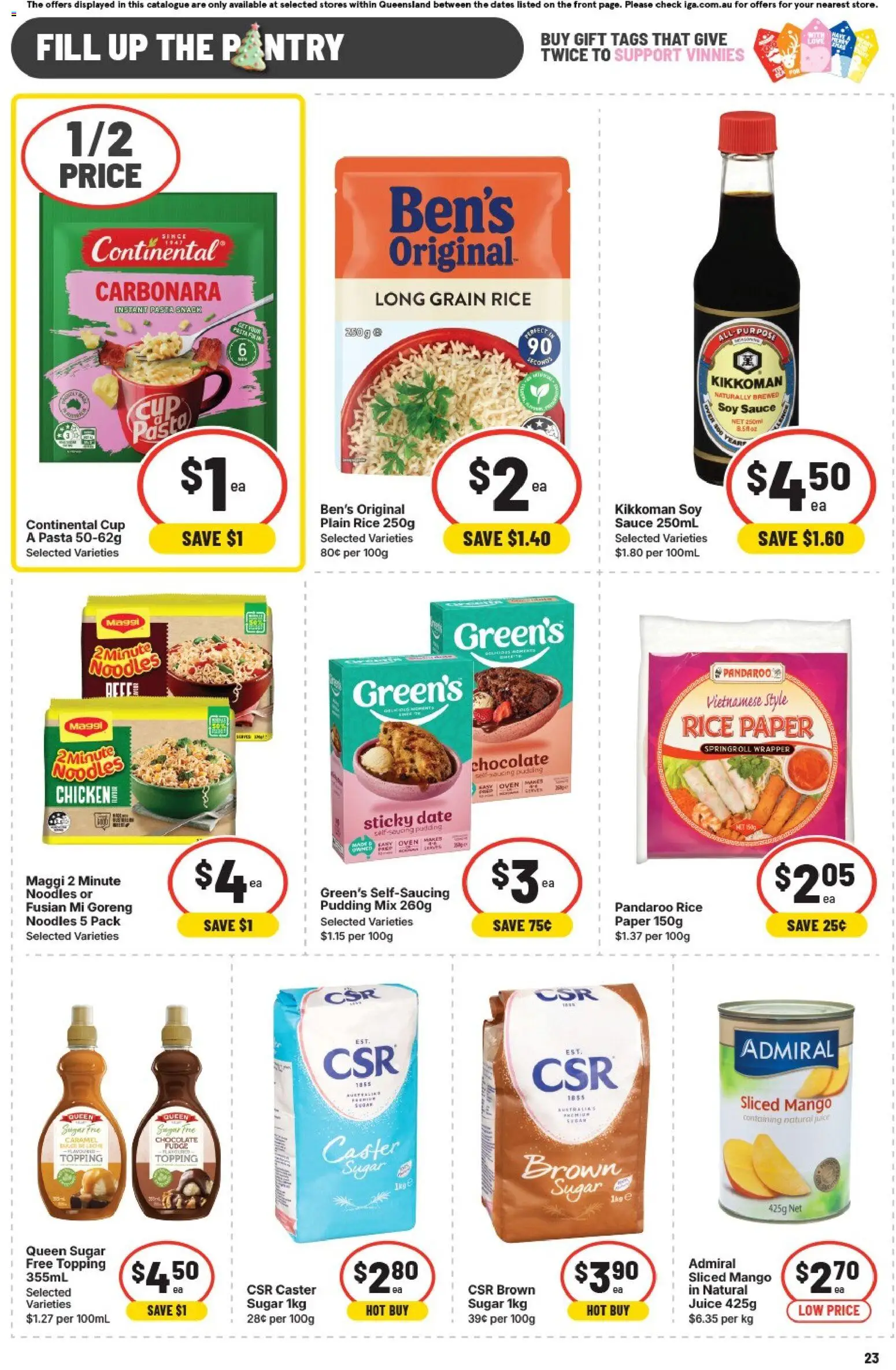 IGA catalogue - valid from 19.11.2025 | Page: 24 | Products: Juice, Noodles, Sauce, Oven