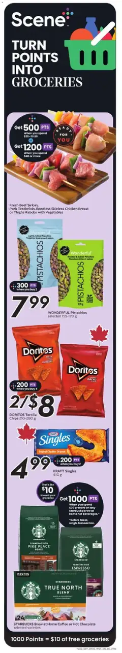 Safeway flyer valid from 17.07.2025 | Page: 3 | Products: Beef, Chips, Chicken, Pork