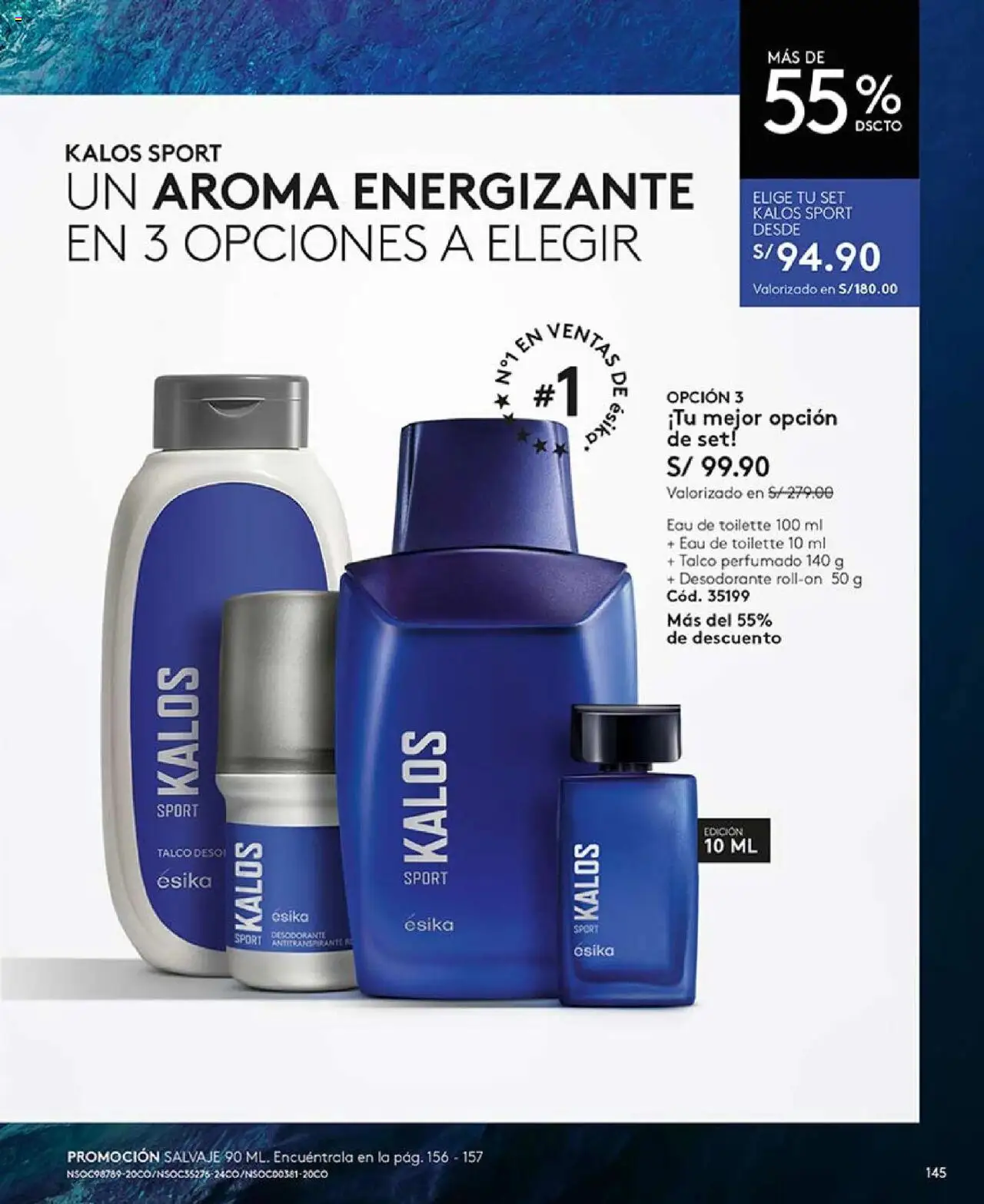 Catálogo Ésika válido desde 29.07.2025 | Página: 145 | Productos: Desodorante, Antitranspirante, EAU de Toilette