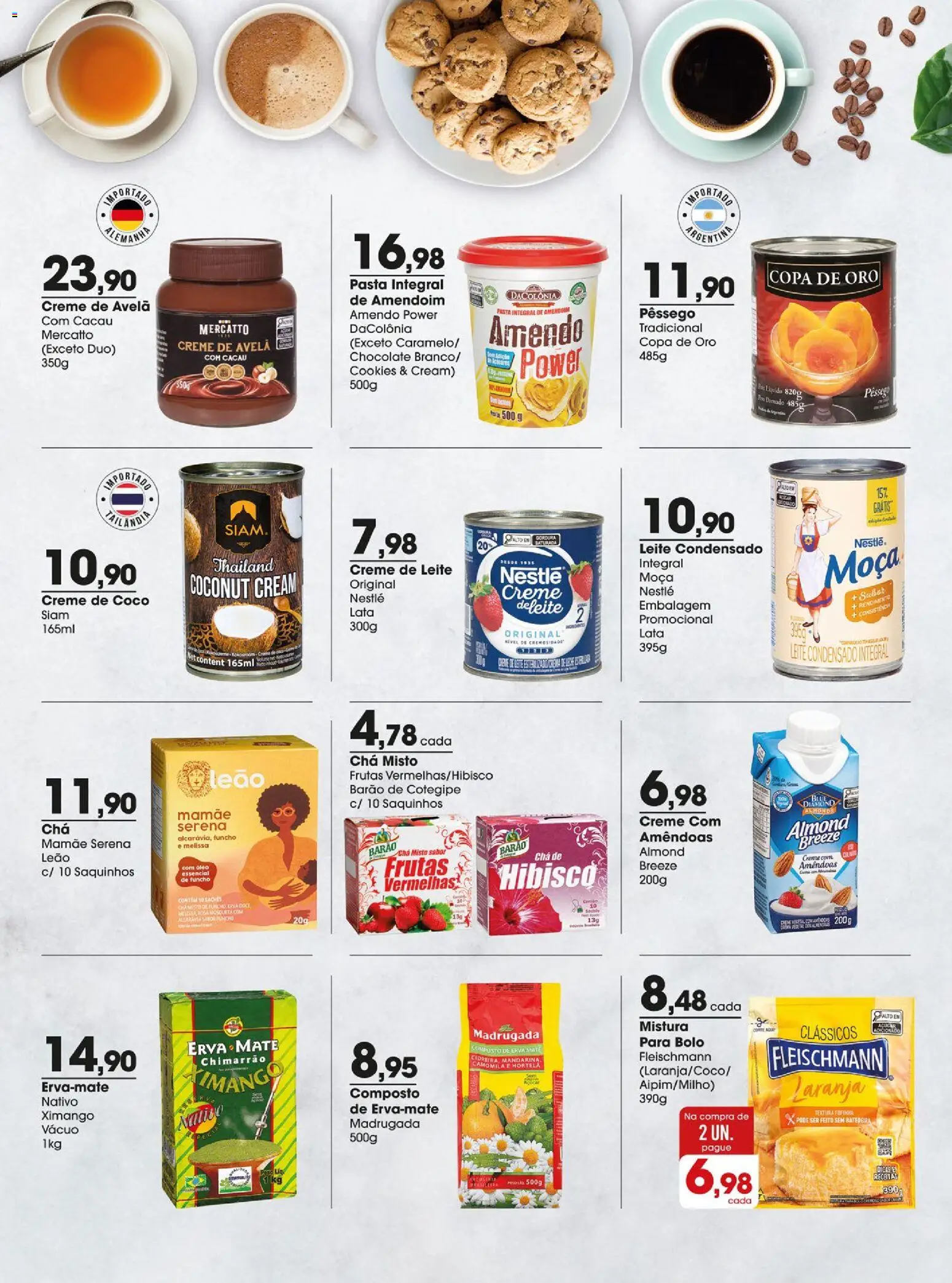 Zaffari Folheto - válido de 28.04.2026 | Página: 6 | Produtos: Amendoim, Leite, Copa, Leite condensado
