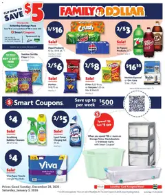 Preview of Family Dollar weekly ads valid from 28.12.2025