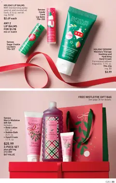Preview of Avon weekly ads valid from 03.12.2025 | Page: 33 | Products: Bath, Oil, Cream, Bag