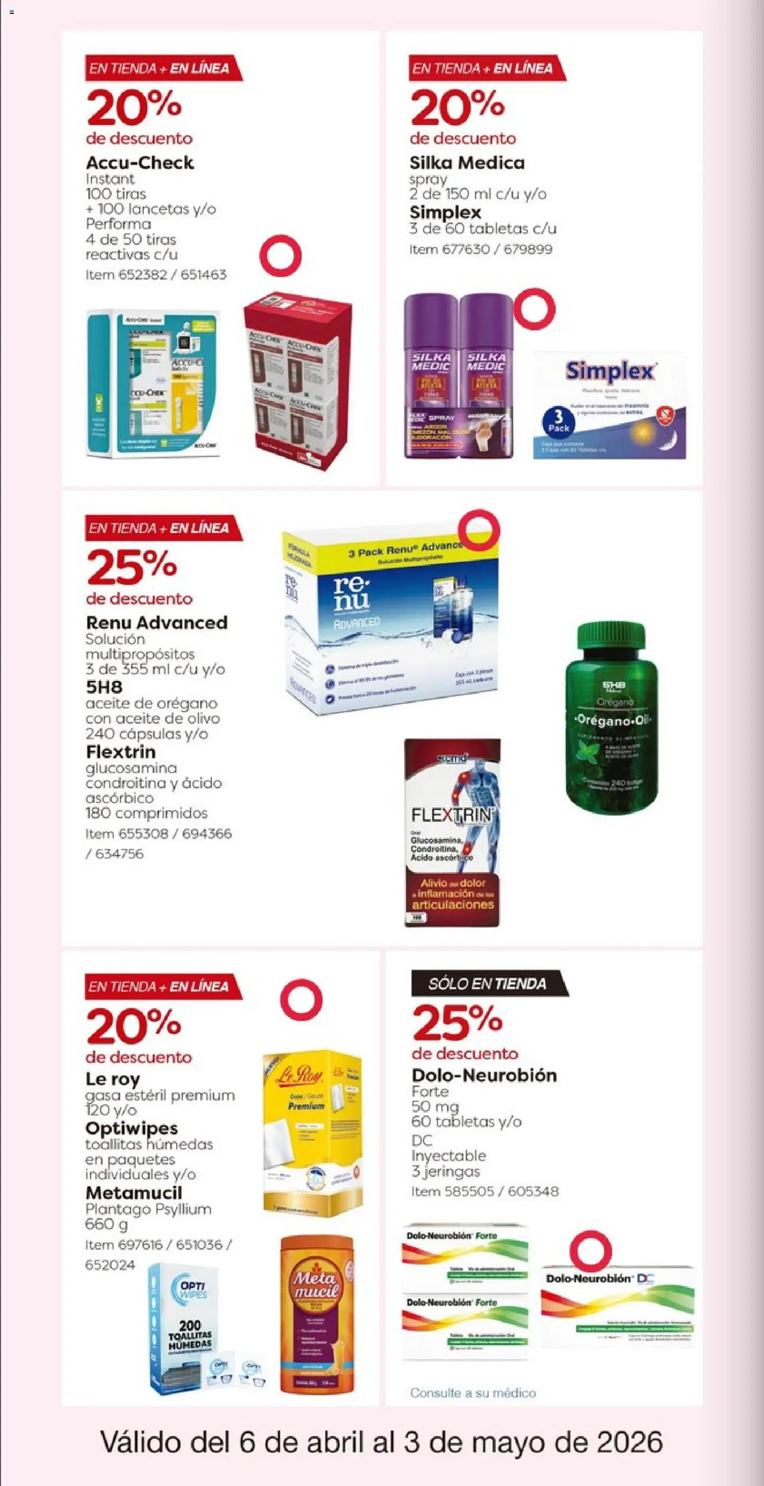 Nuevas ofertas de Costco válidas en toda la República Mexicana desde el 06.04.2026. ¡Encuentra las mejores ofertas en Costco catálogo! | Página: 36 | Productos: Crema, Toallitas húmedas, Aceite, Orégano