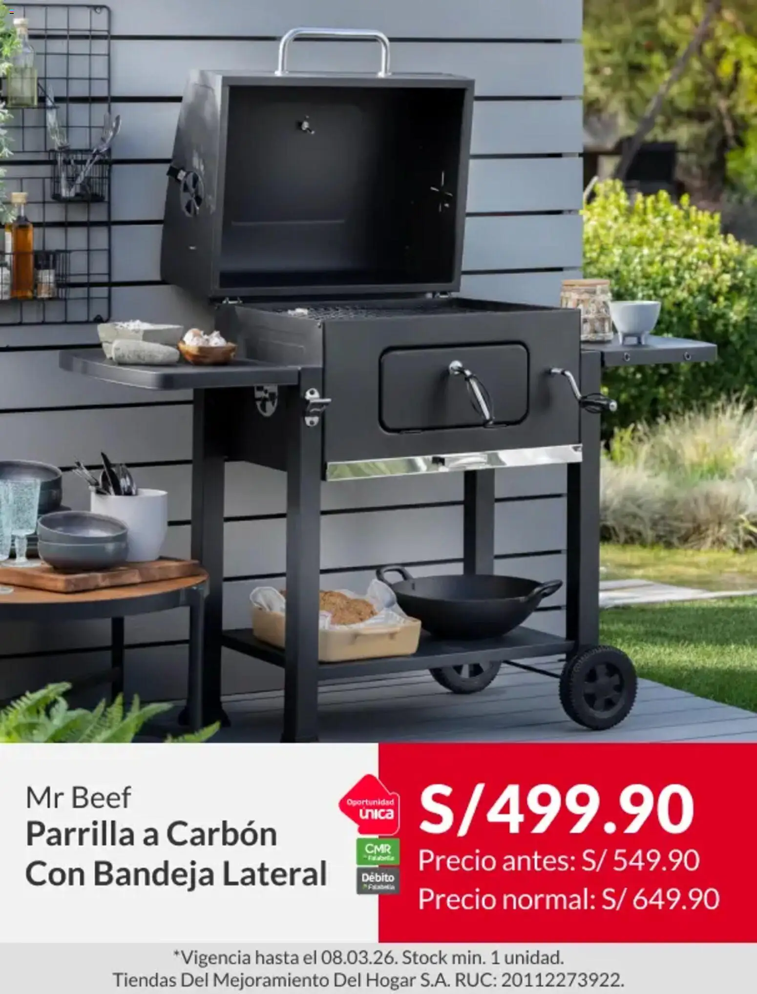 Catálogo Sodimac válido desde 04.03.2026 | Página: 3 | Productos: Parrilla