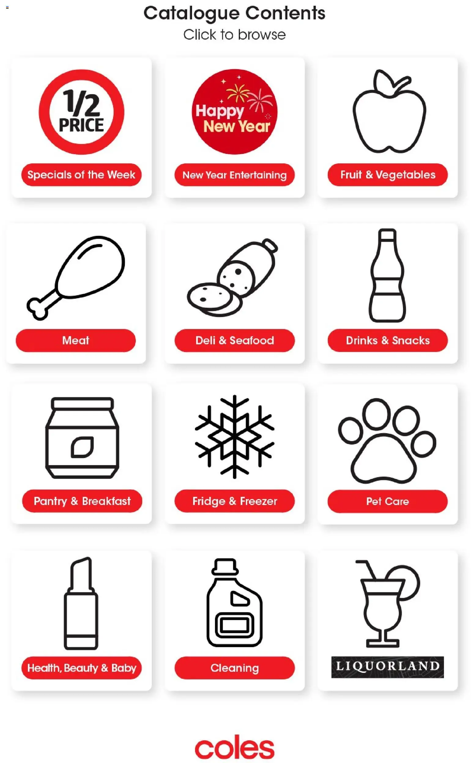 Coles catalogue - valid from 25.12.2025 | Page: 2 | Products: Meat, Seafood, Fridge, Freezer
