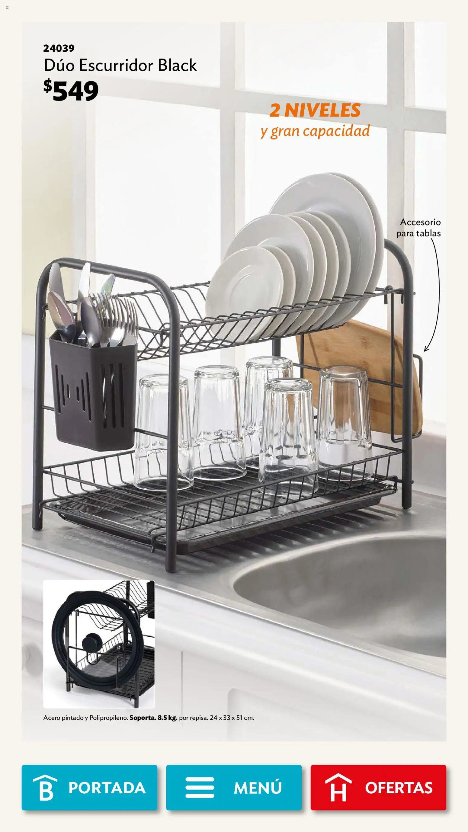 Nuevas ofertas de Betterware válidas en toda la República Mexicana desde el 05.01.2026. ¡Encuentra las mejores ofertas en Betterware campaña 1 2026! | Página: 49 | Productos: Escurridor